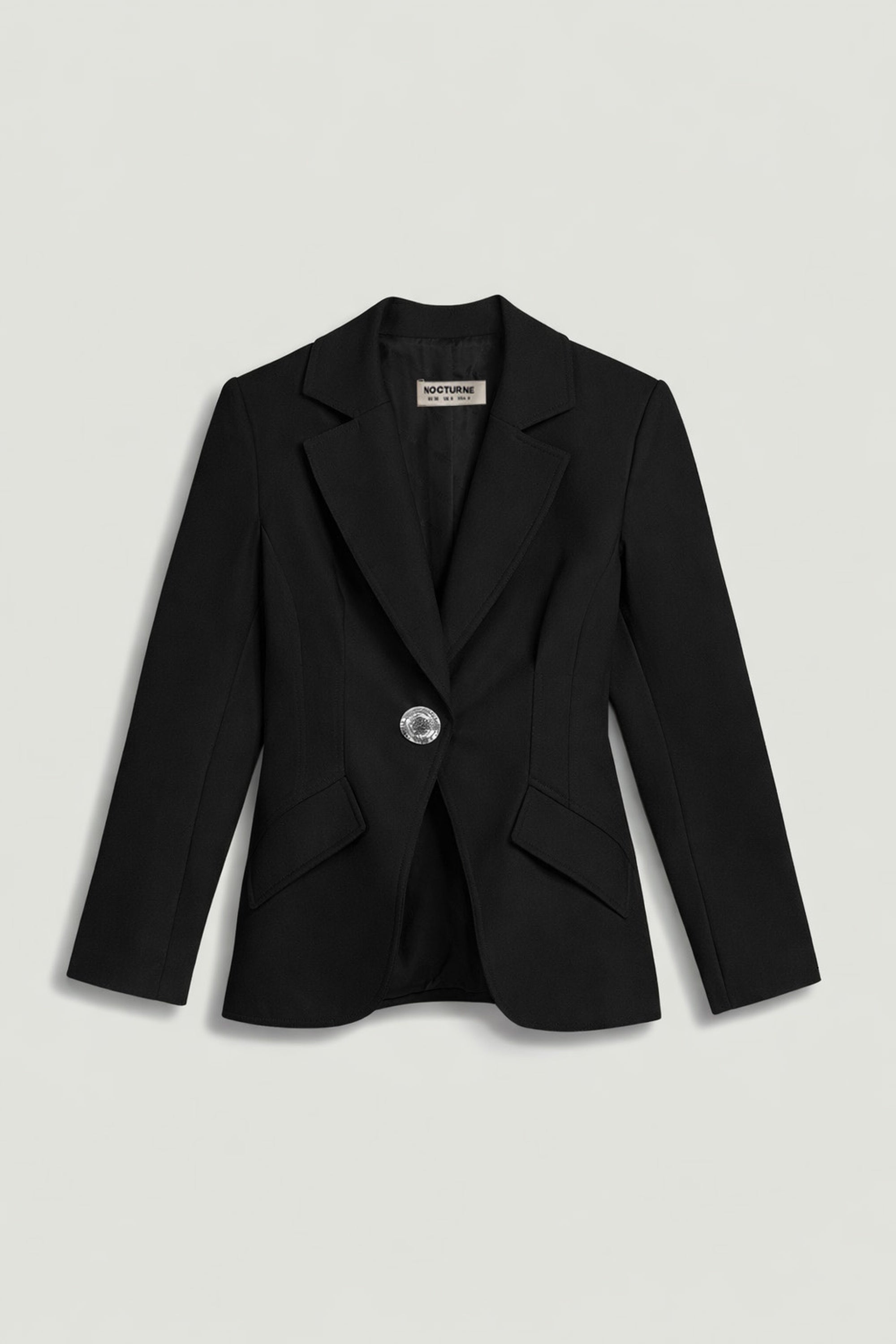 Sculpted Single-Button Tailored Jacket
