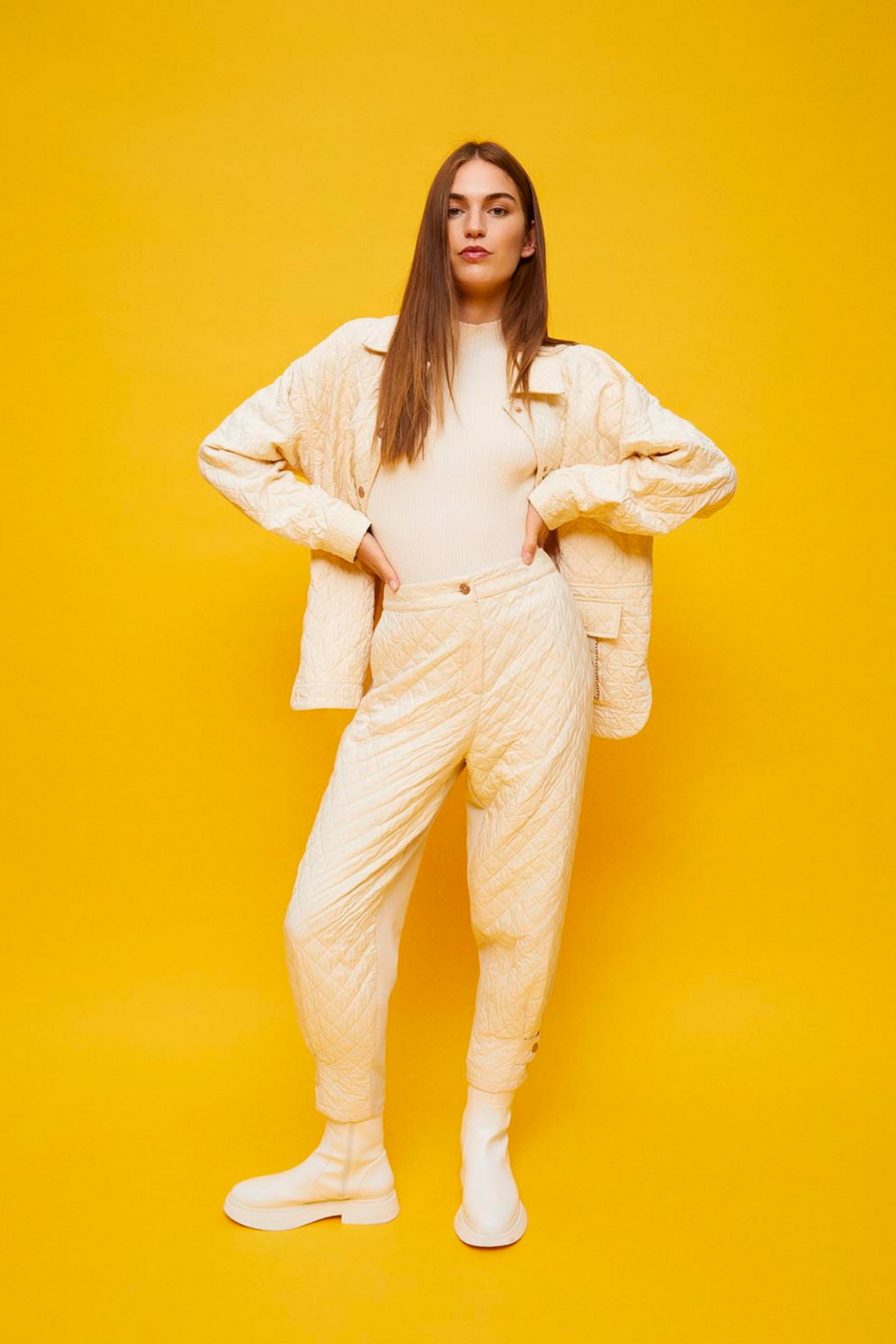 Quilted Jogging Pants