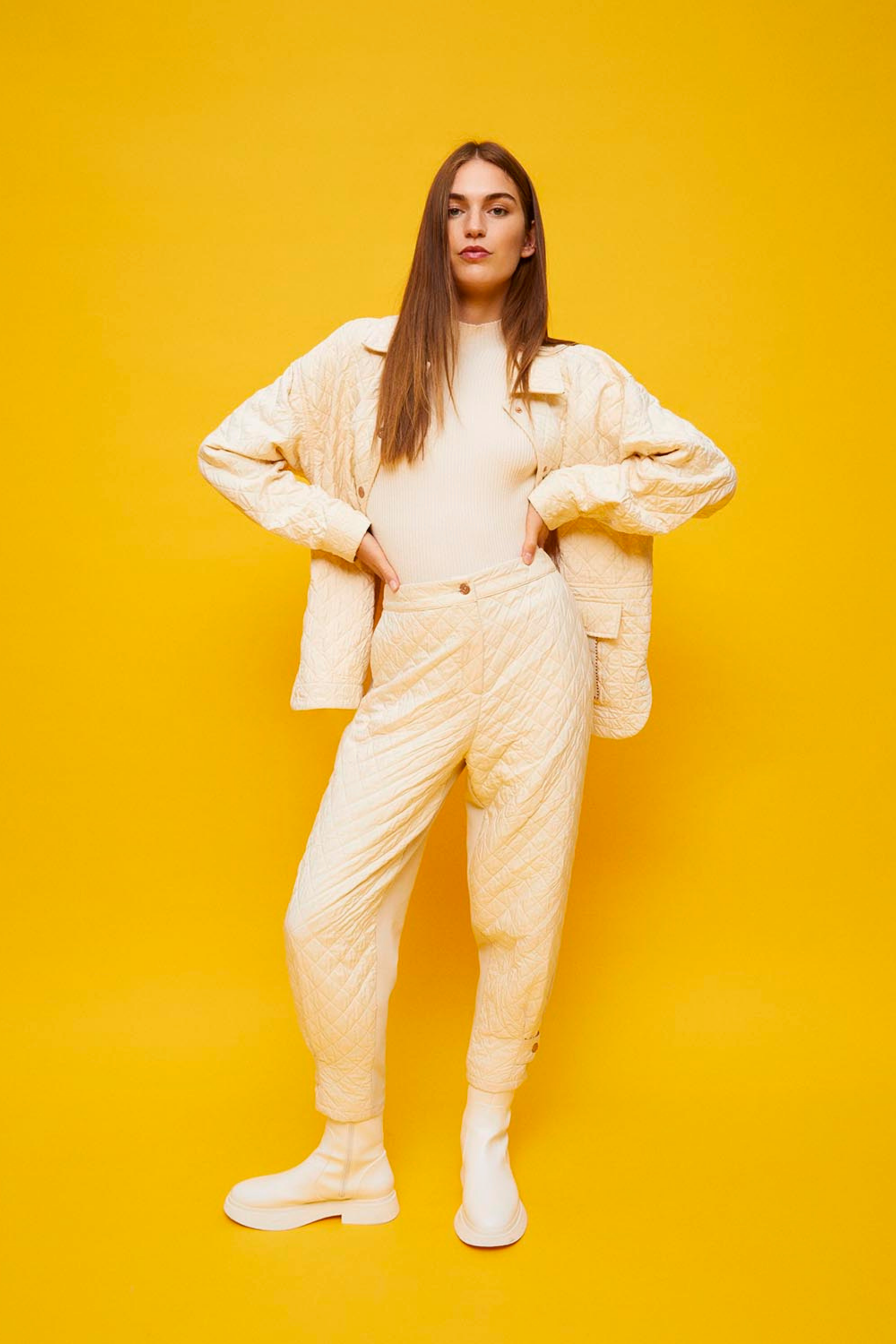 Quilted Jogging Pants