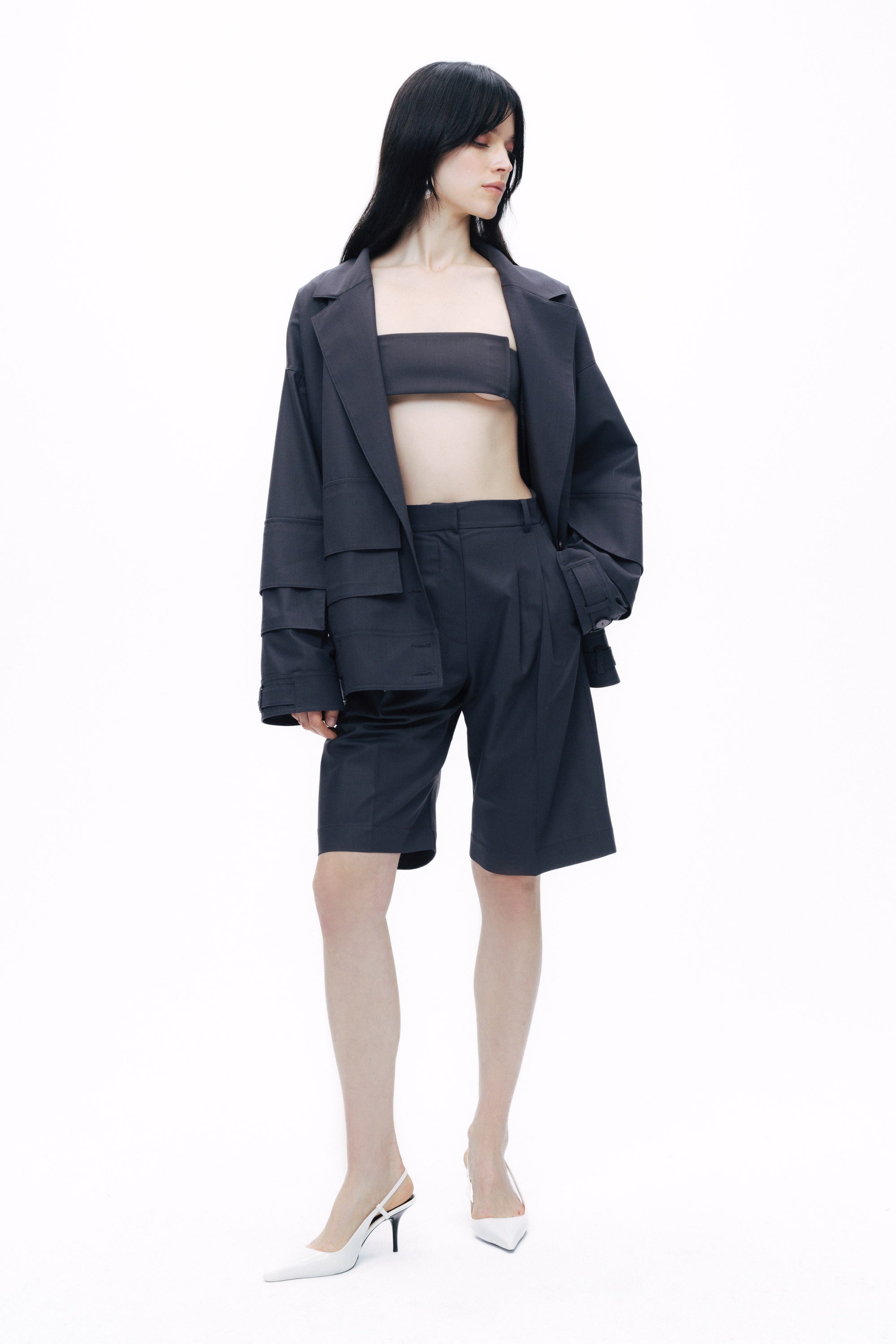 Anthracite Cargo Pocket Jacket