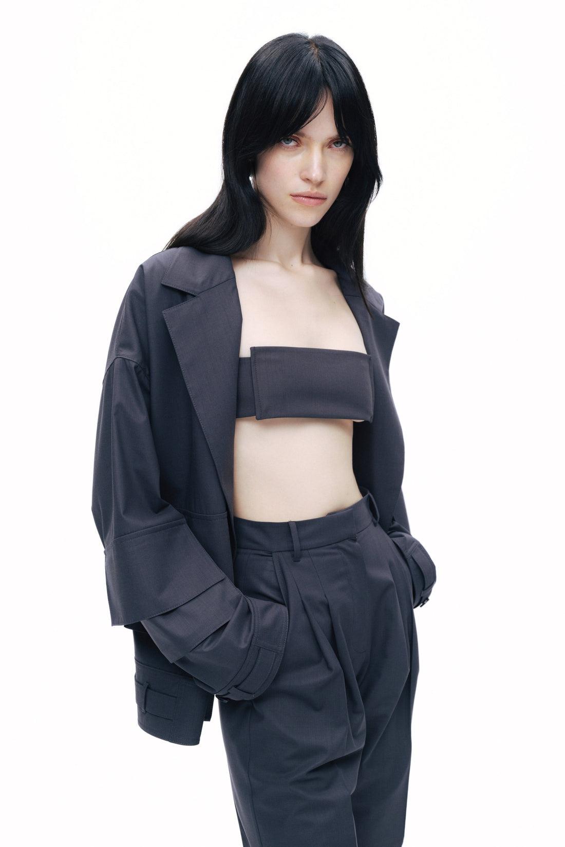 Anthracite Cargo Pocket Jacket
