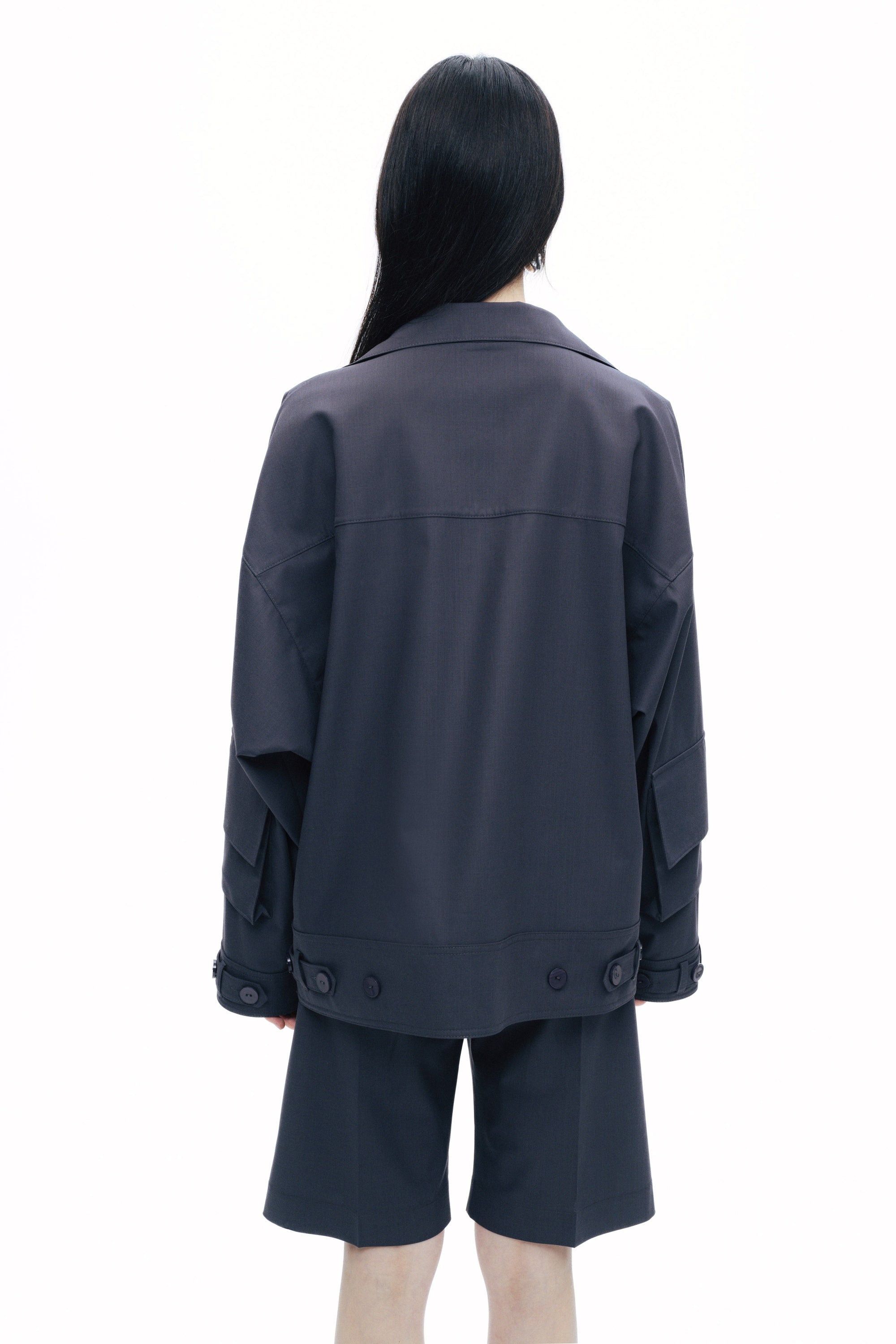 Anthracite Cargo Pocket Jacket