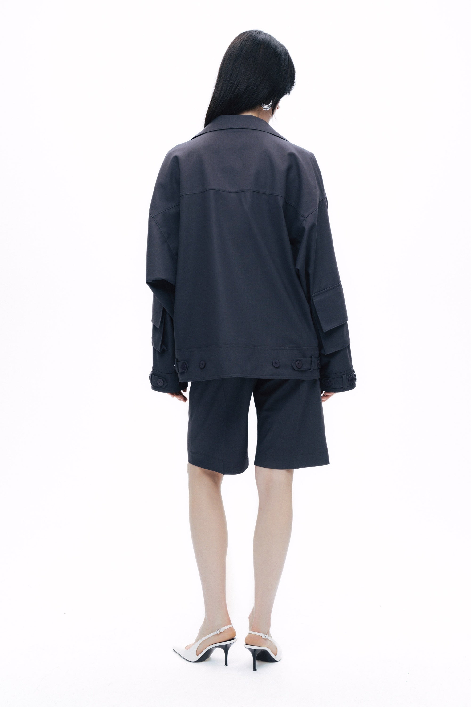 Anthracite Cargo Pocket Jacket