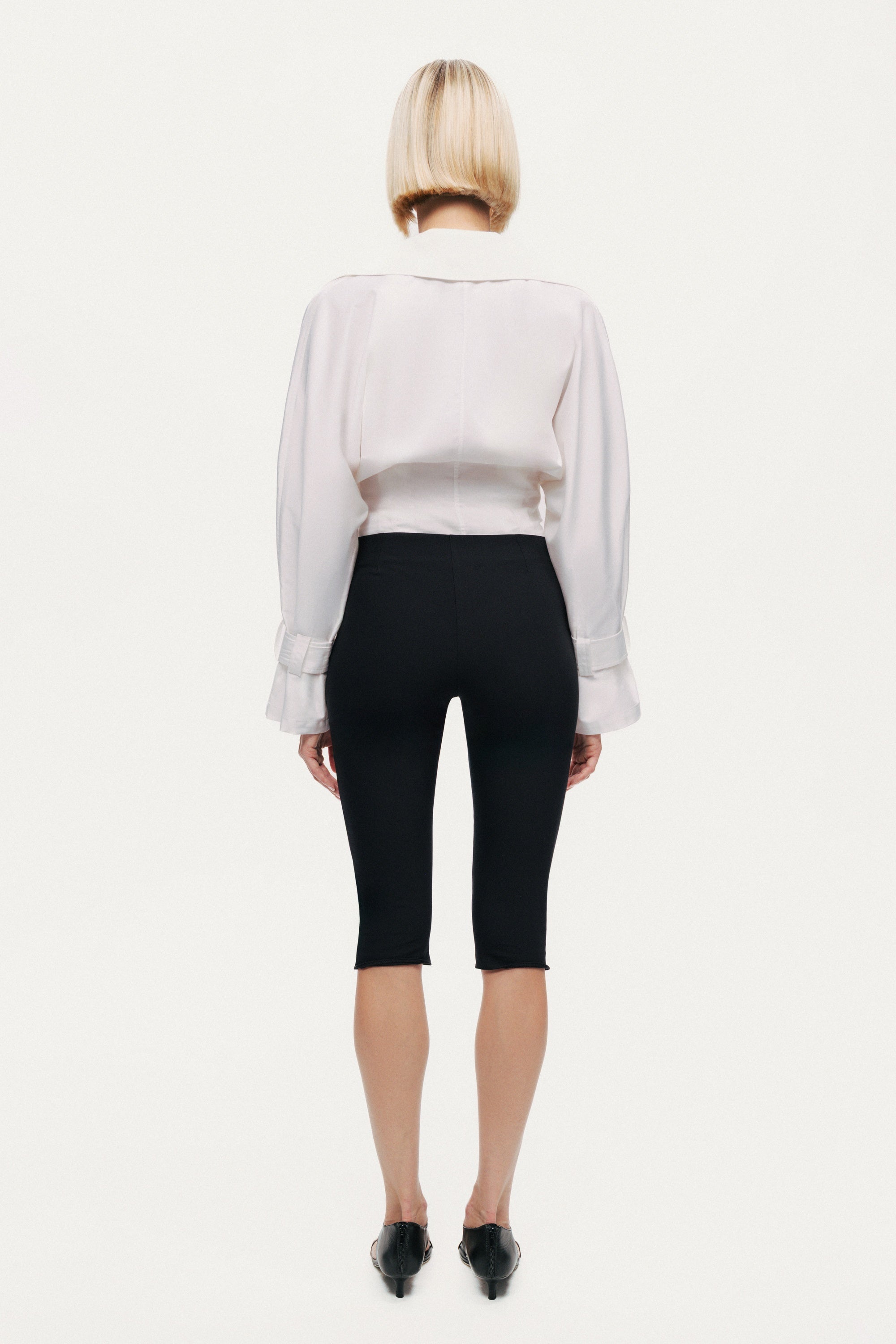 Layered Collar Wrap Bodysuit