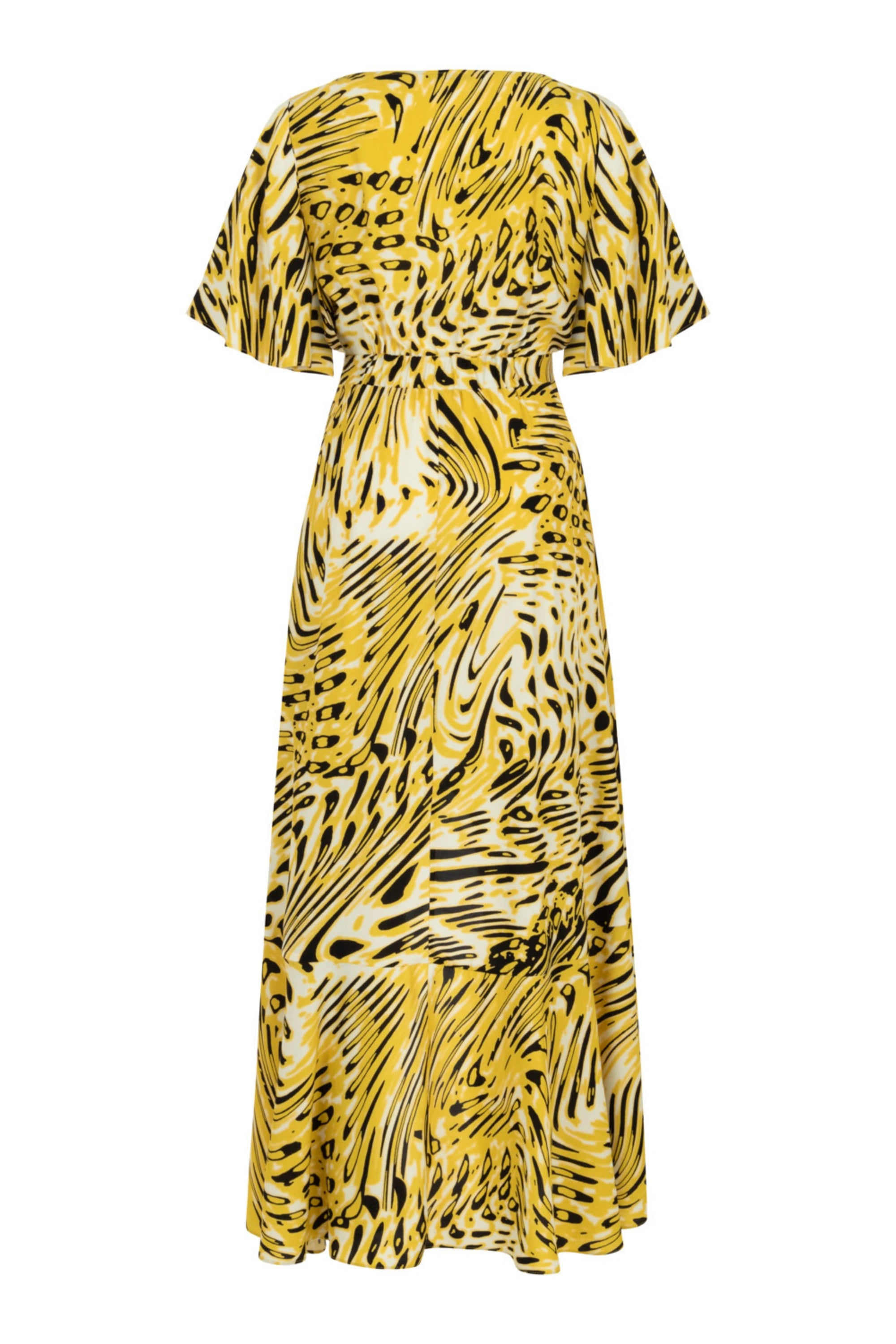 Patterned Asymmetrical Dress