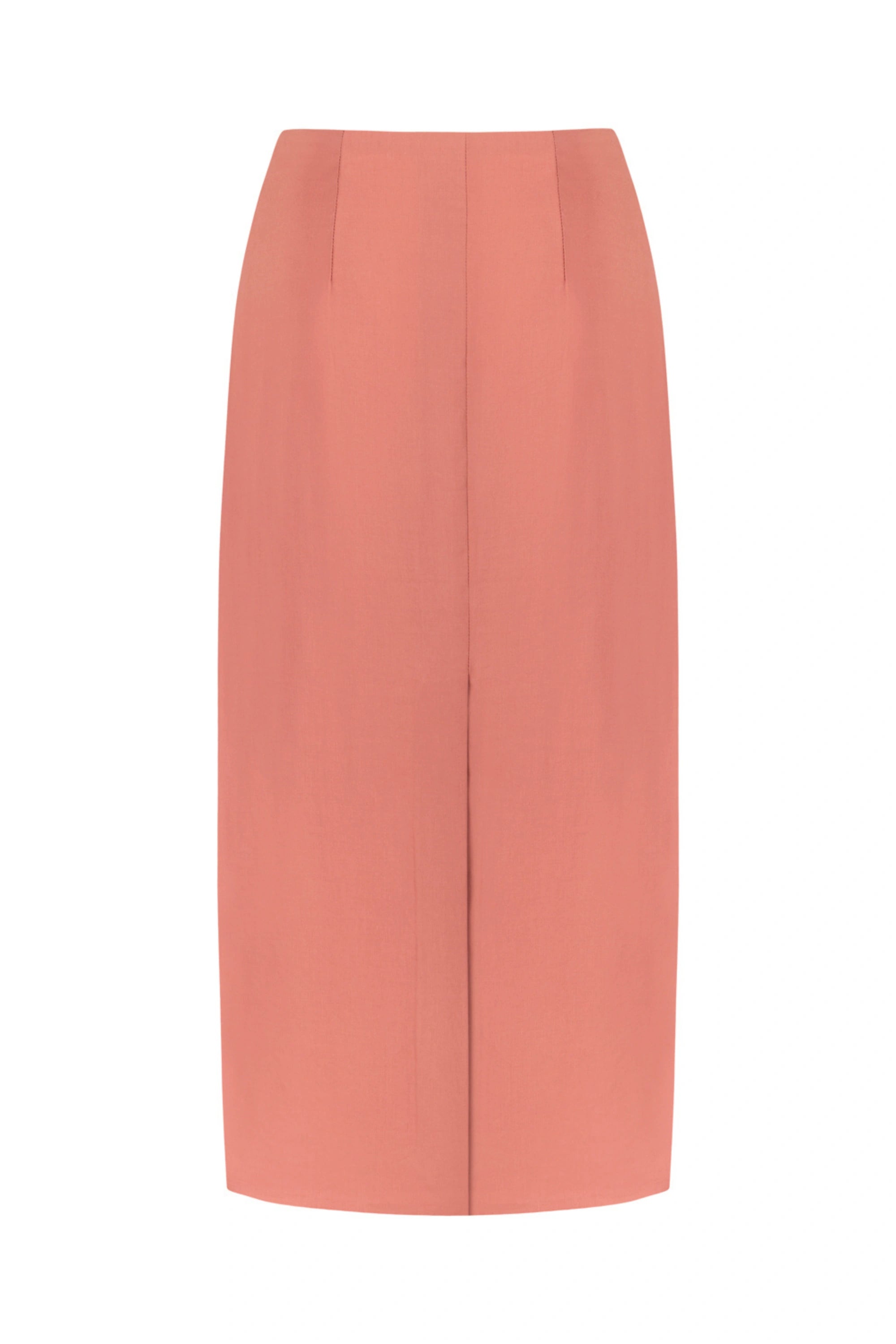 Slit Pencil Skirt