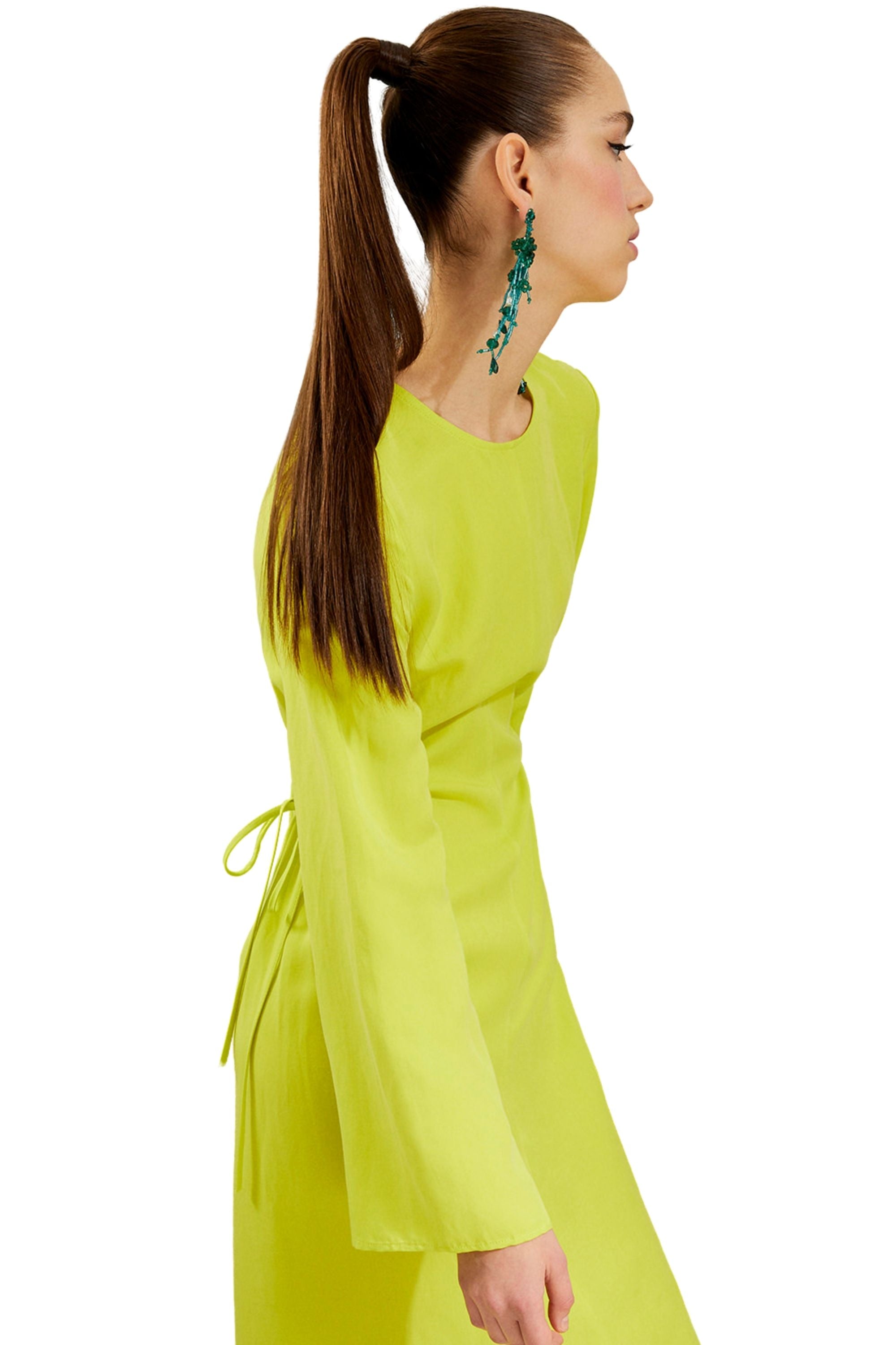 Window Detailed Midi Dress (Final Sale)