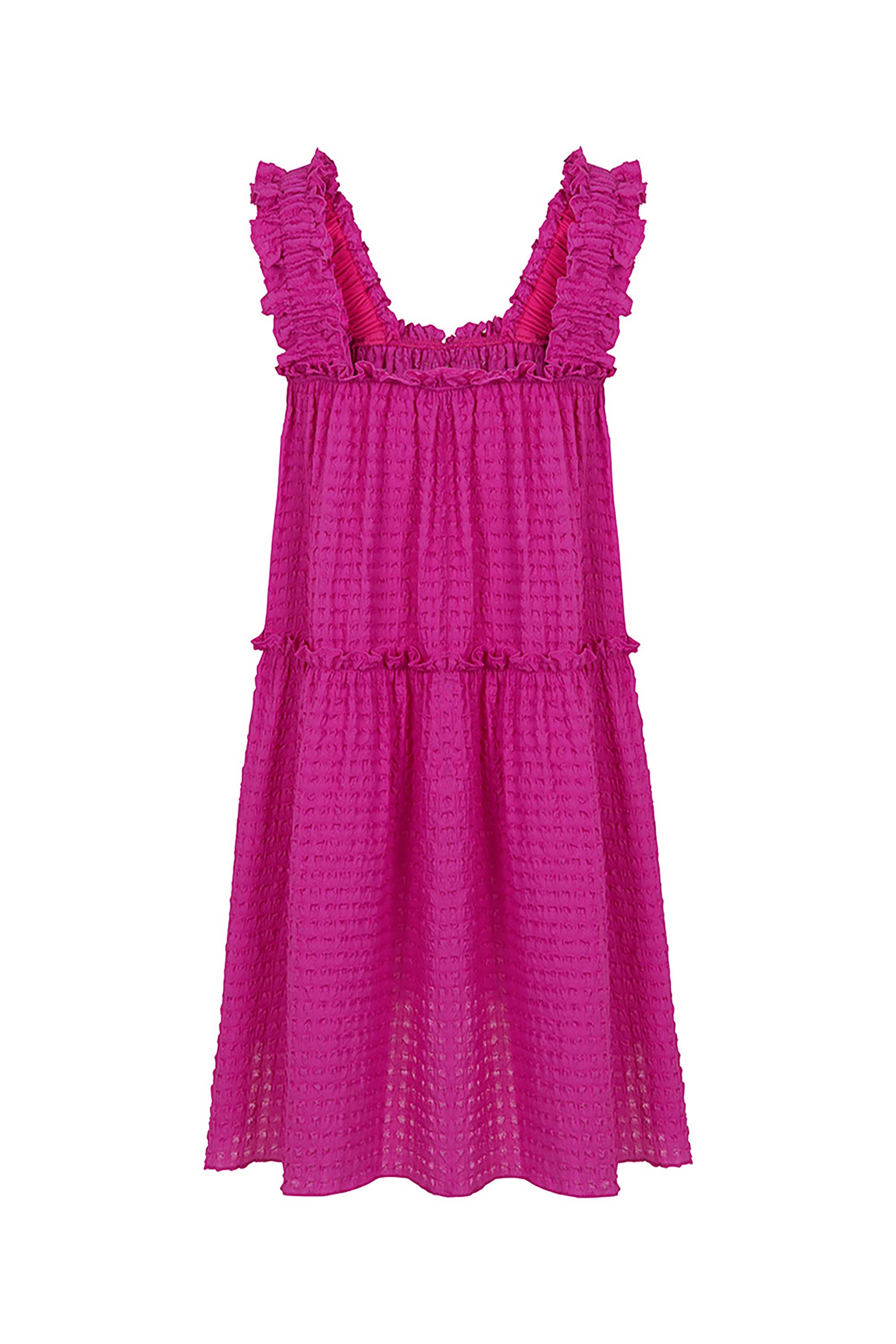 Ruffle Detailed Mini Dress