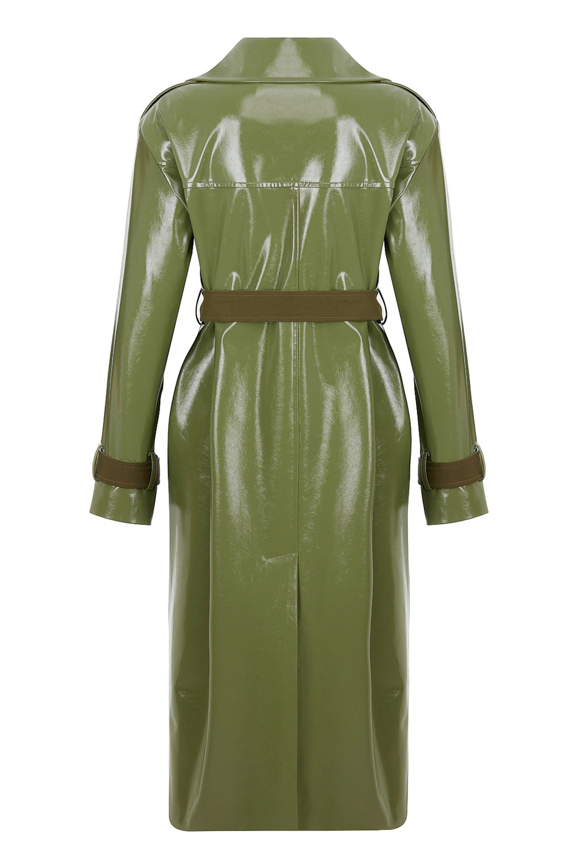 Belted Double Breasted Trench Coat