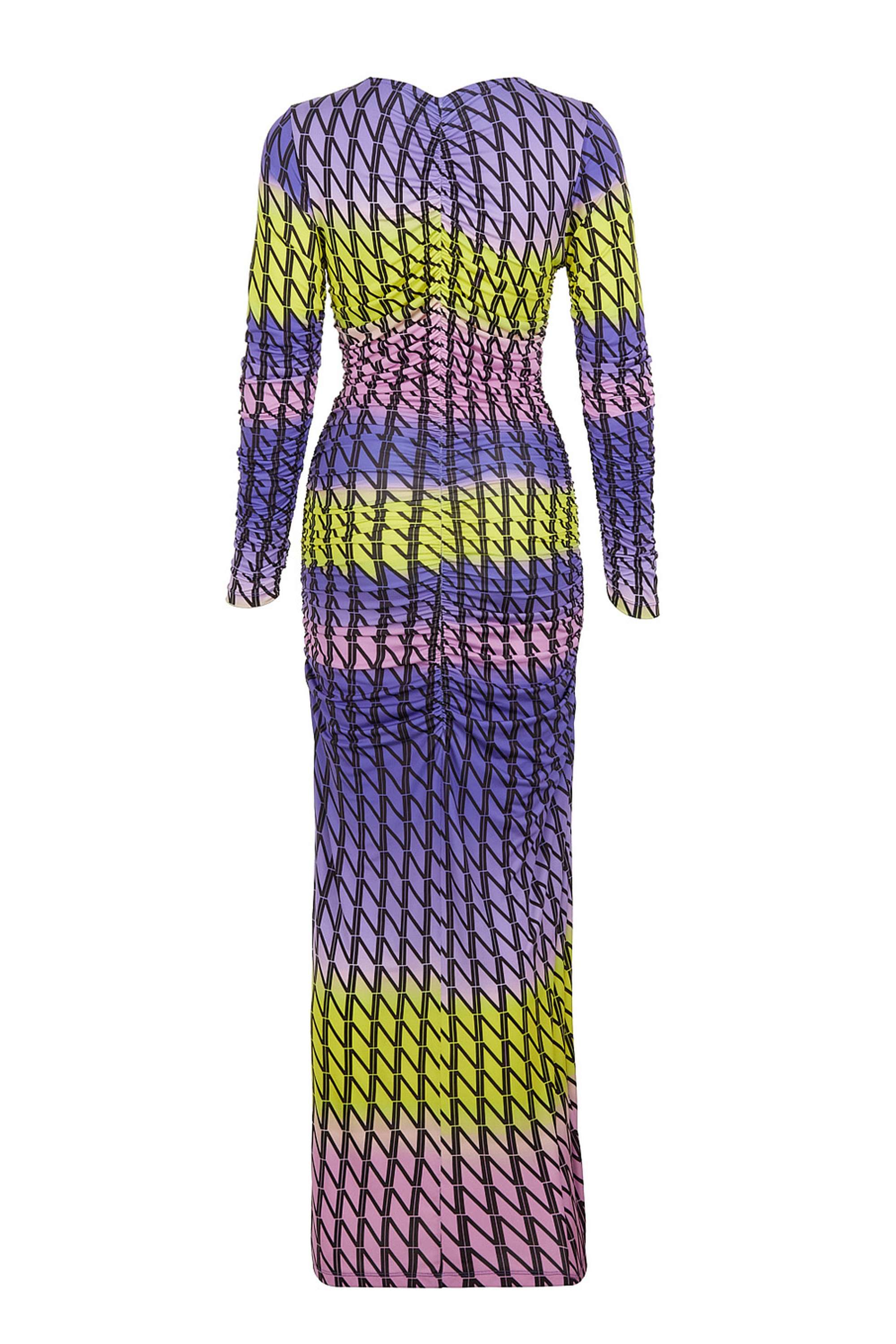 Printed Maxi Slit Dress (Final Sale)