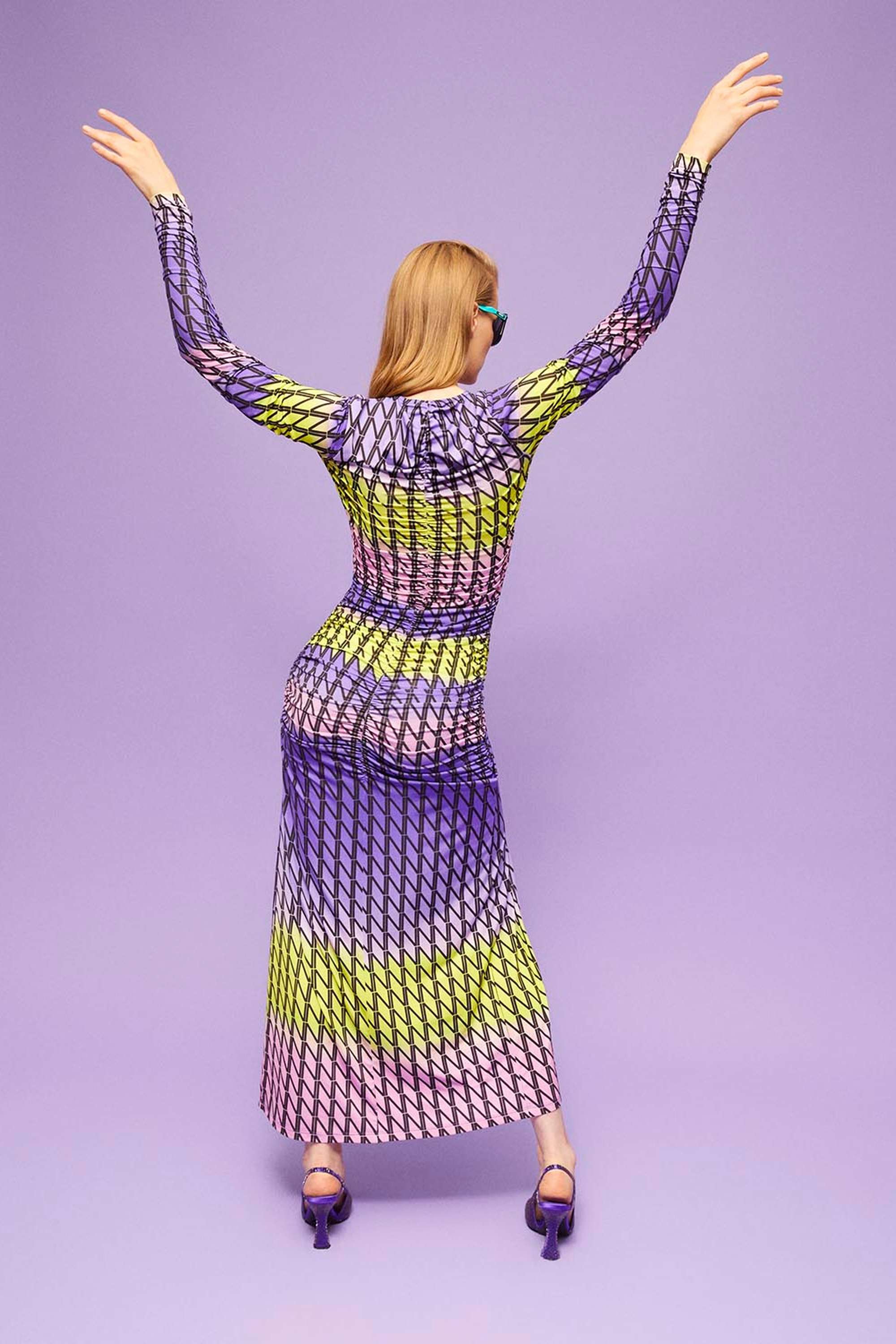 Printed Maxi Slit Dress (Final Sale)