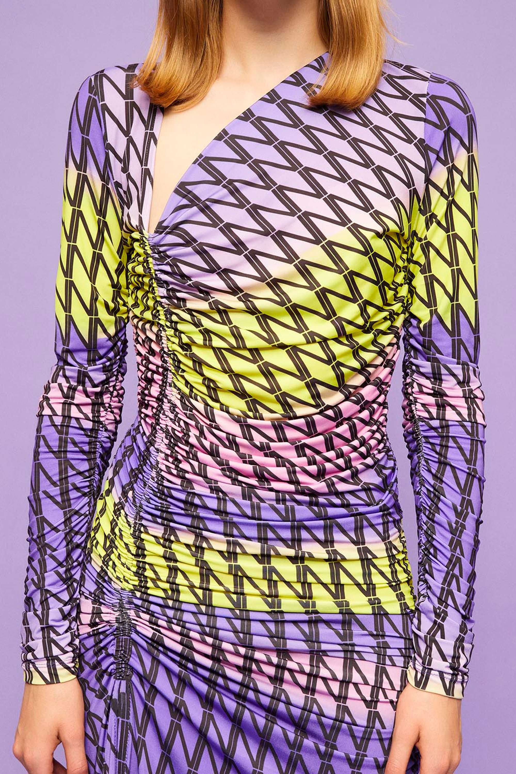 Printed Maxi Slit Dress (Final Sale)