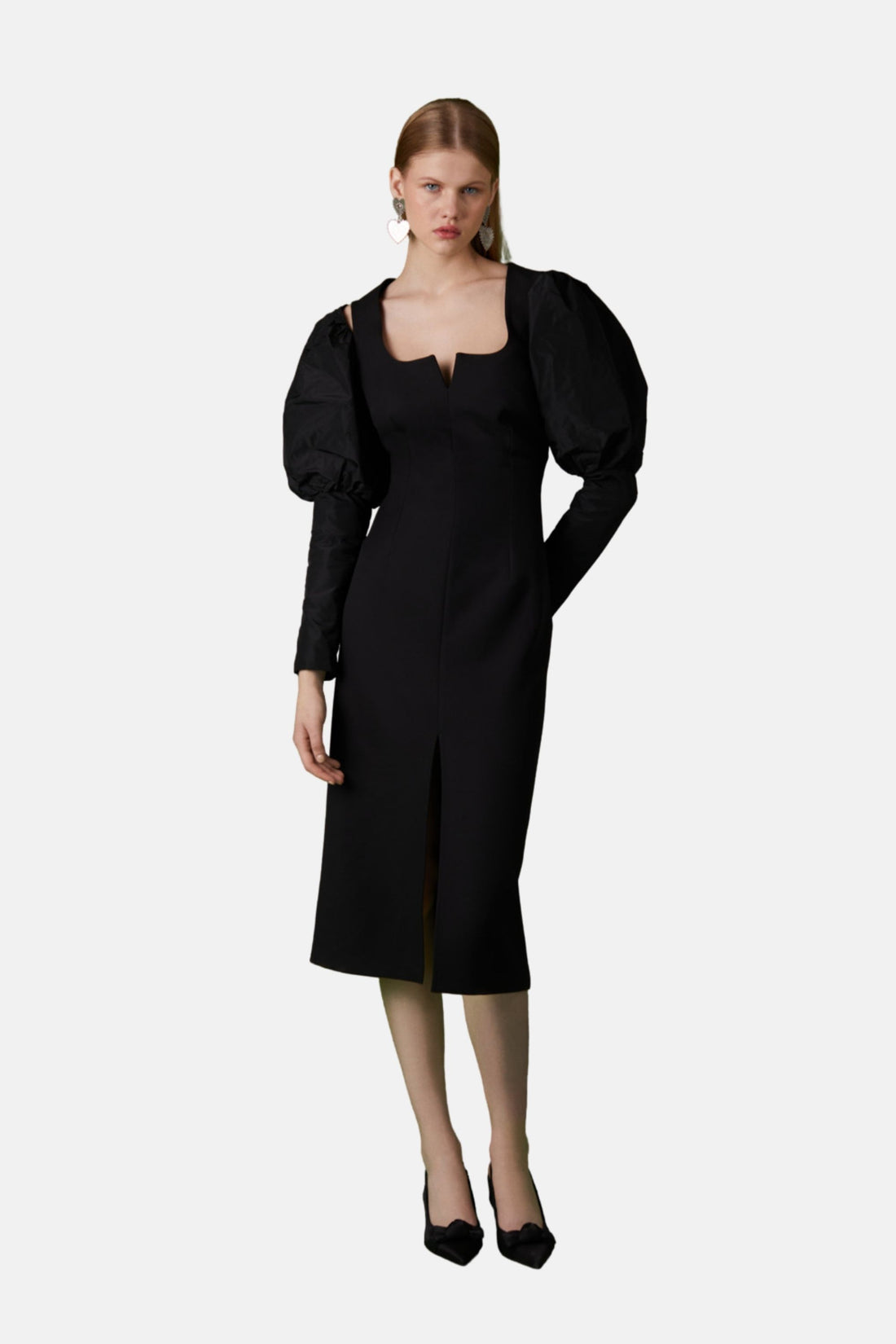 Balloon Sleeve Dress (Final Sale)