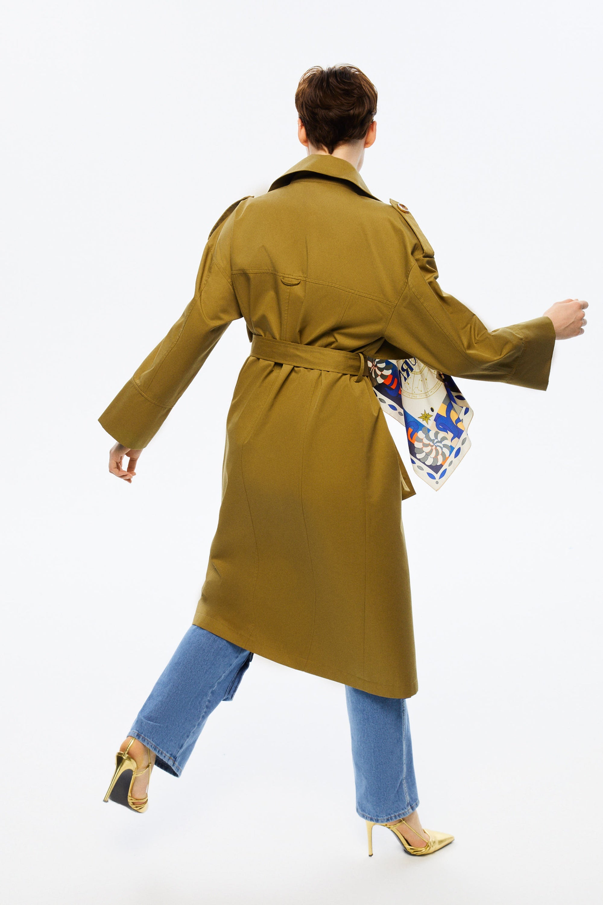 Double Breasted Trench Coat