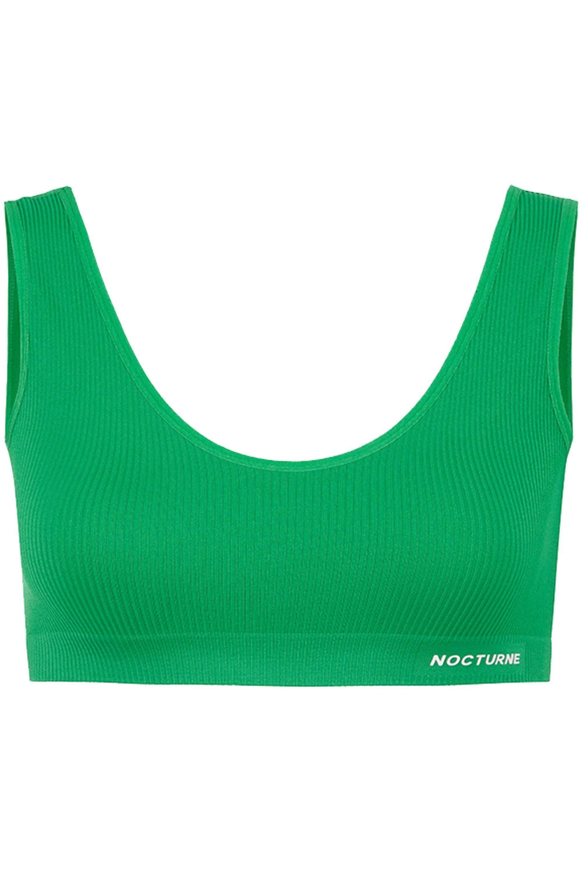 Ribbed V-Neck Bralette