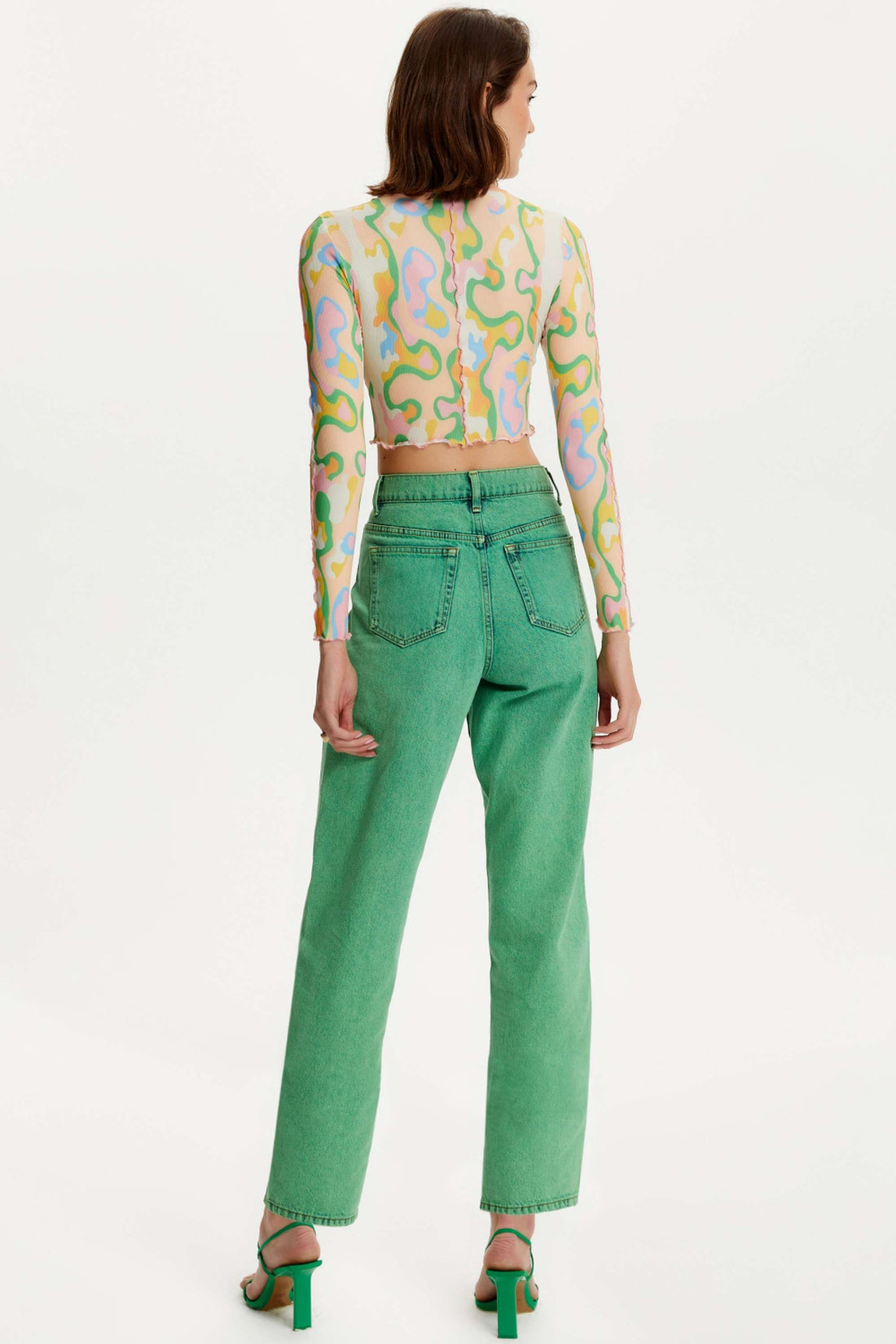 High Waist Jean Trousers