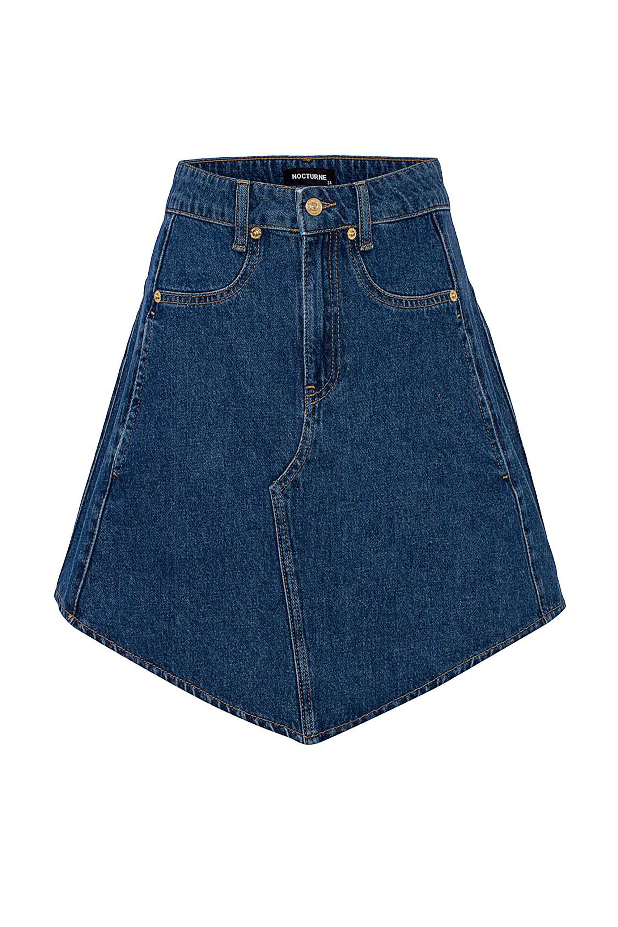 Mini Jean Skirt