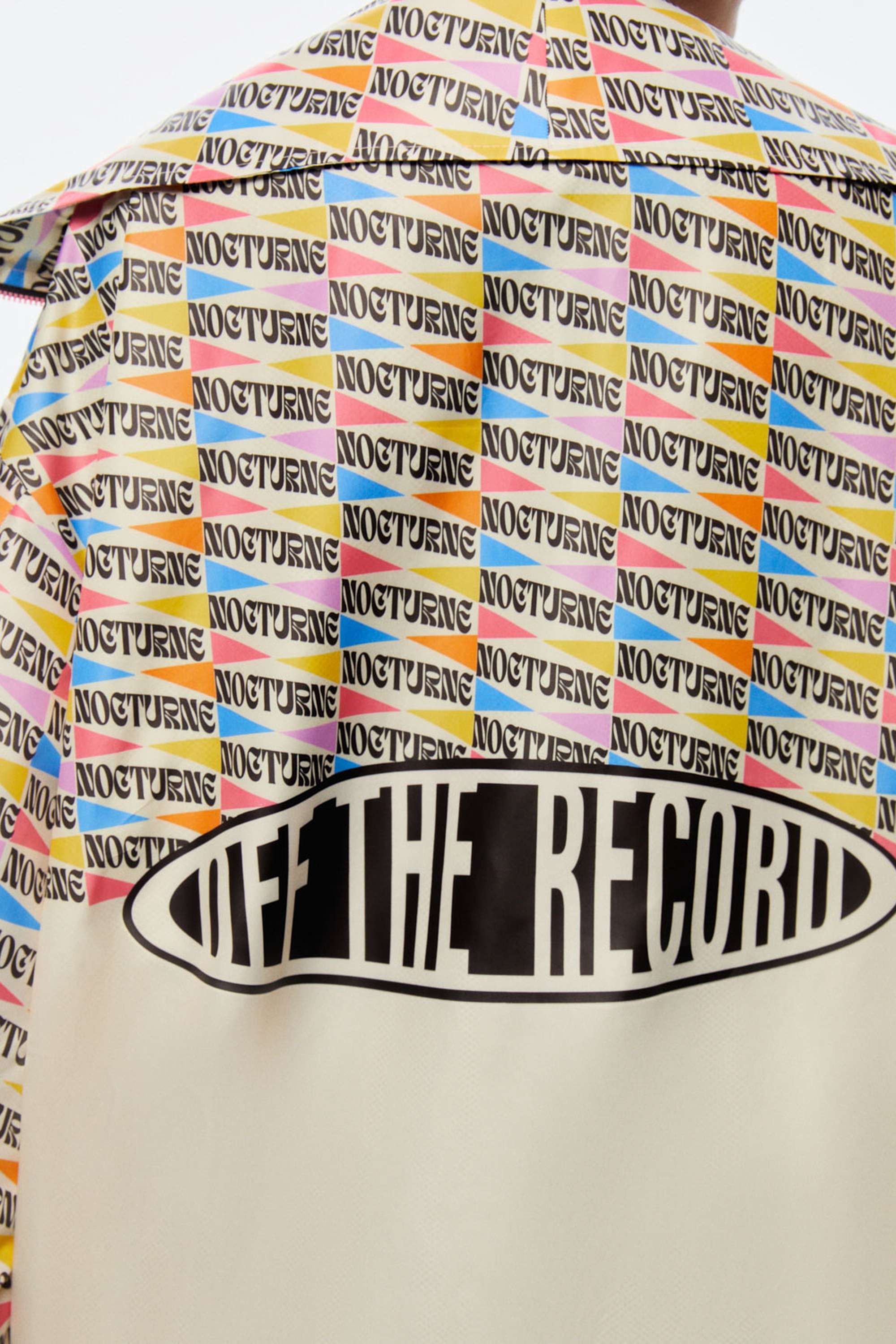 Patterned Oversize Jacket