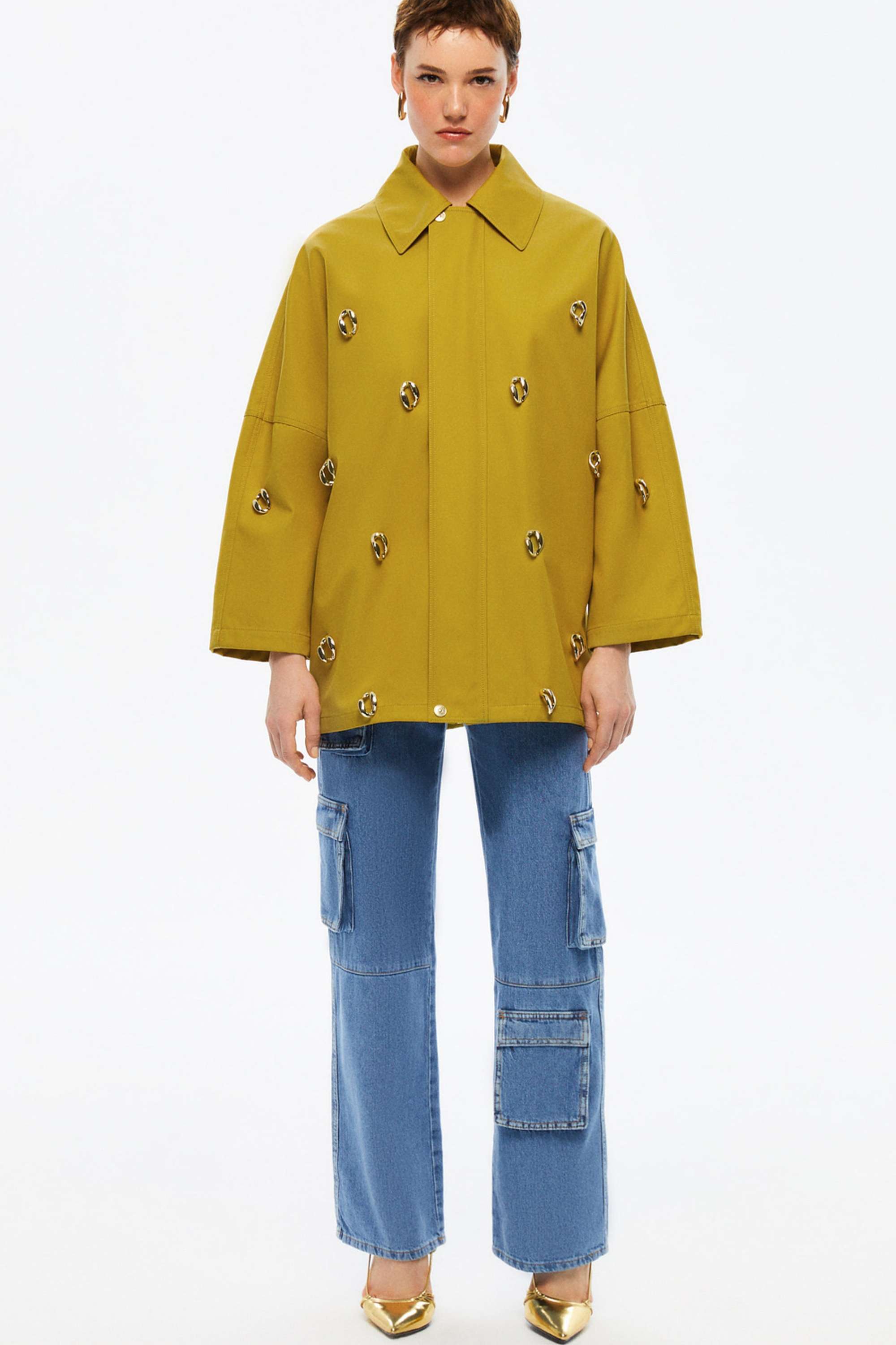 Chained Trench Coat