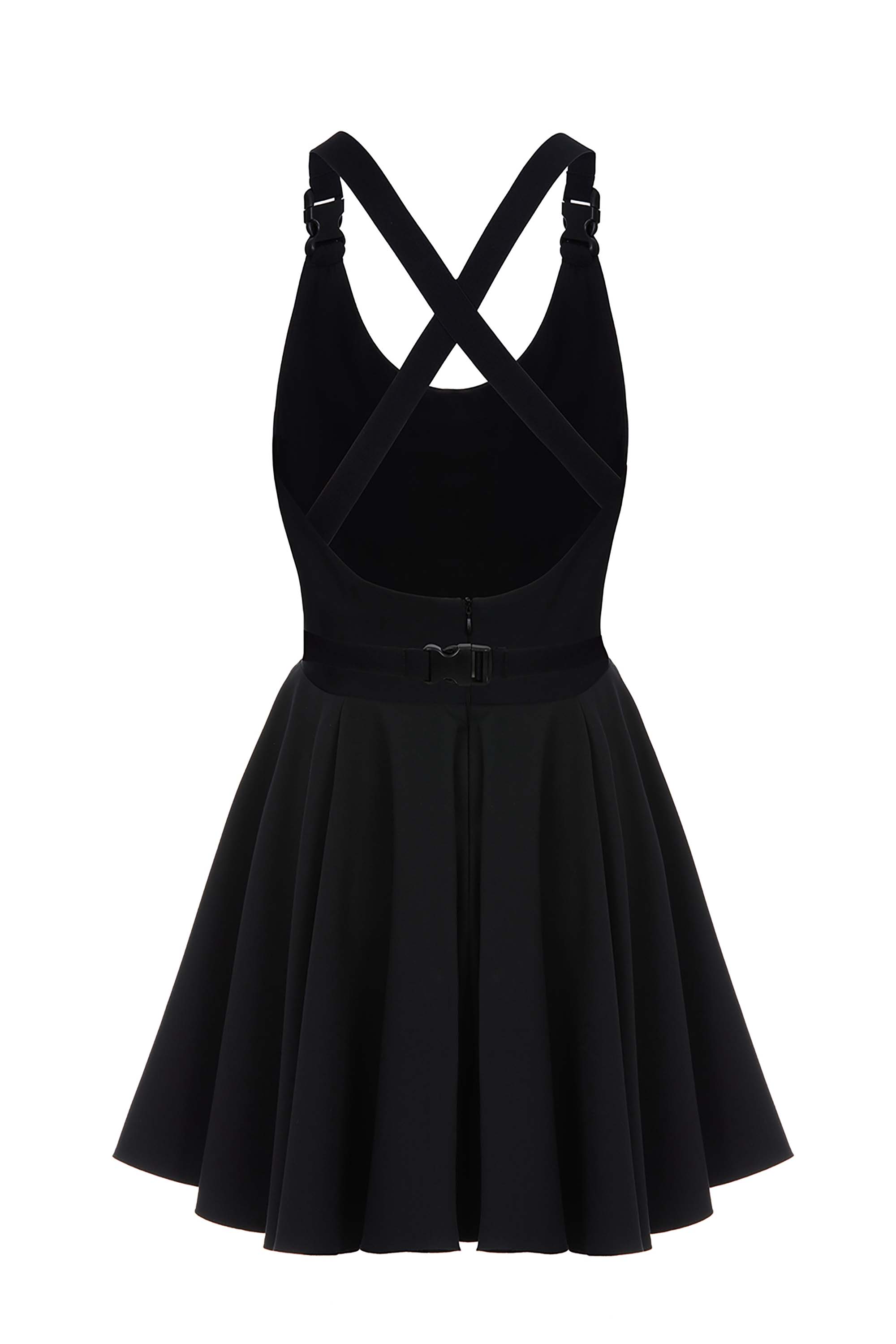 Patterned Sequined Mini Dress