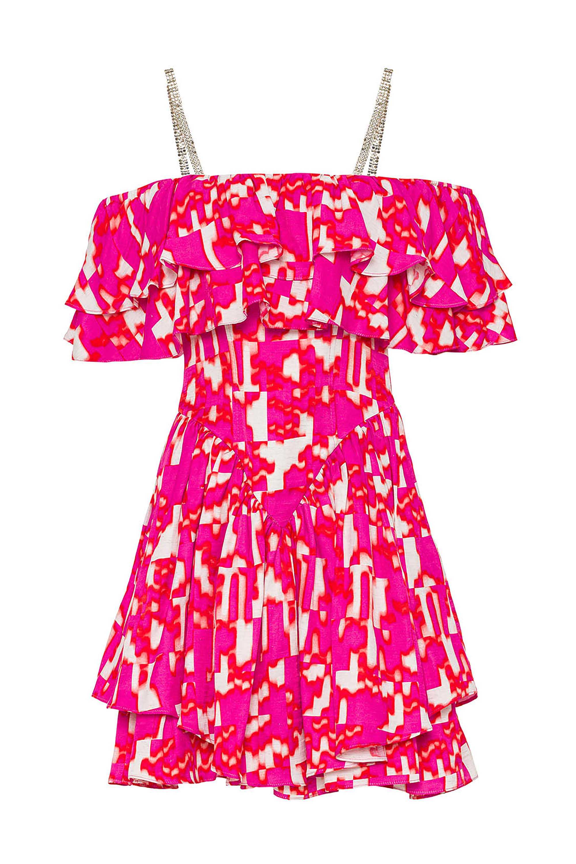 Mix Garnished Stone Dress (Final Sale)