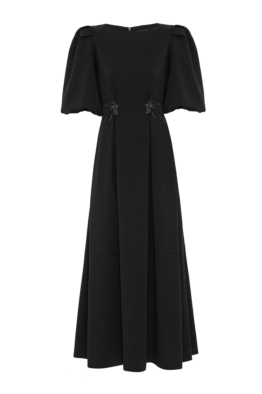 Balloon Sleeve Long Dress