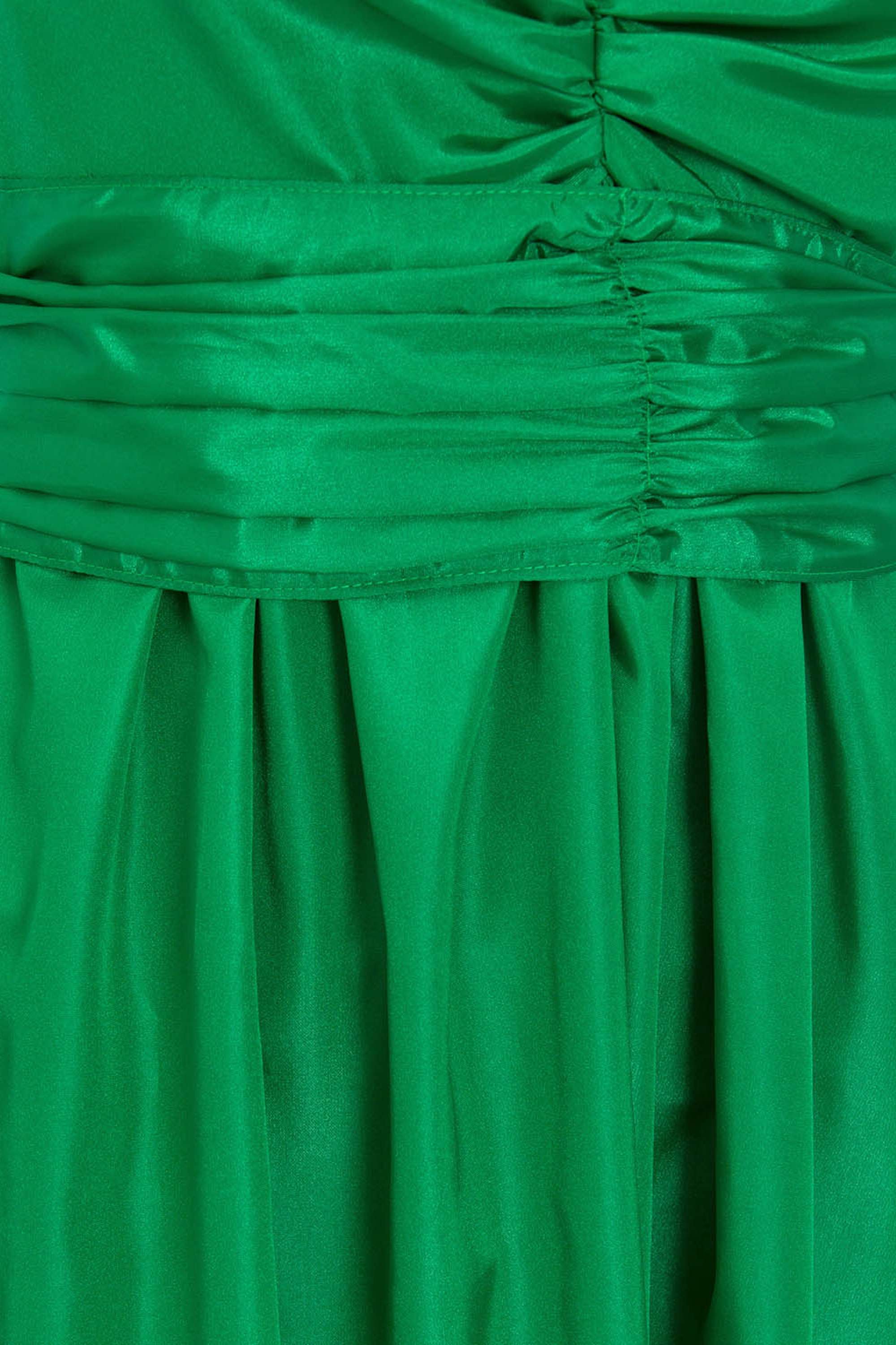 Stoned Thin Strap Taffeta Dress (Final Sale)