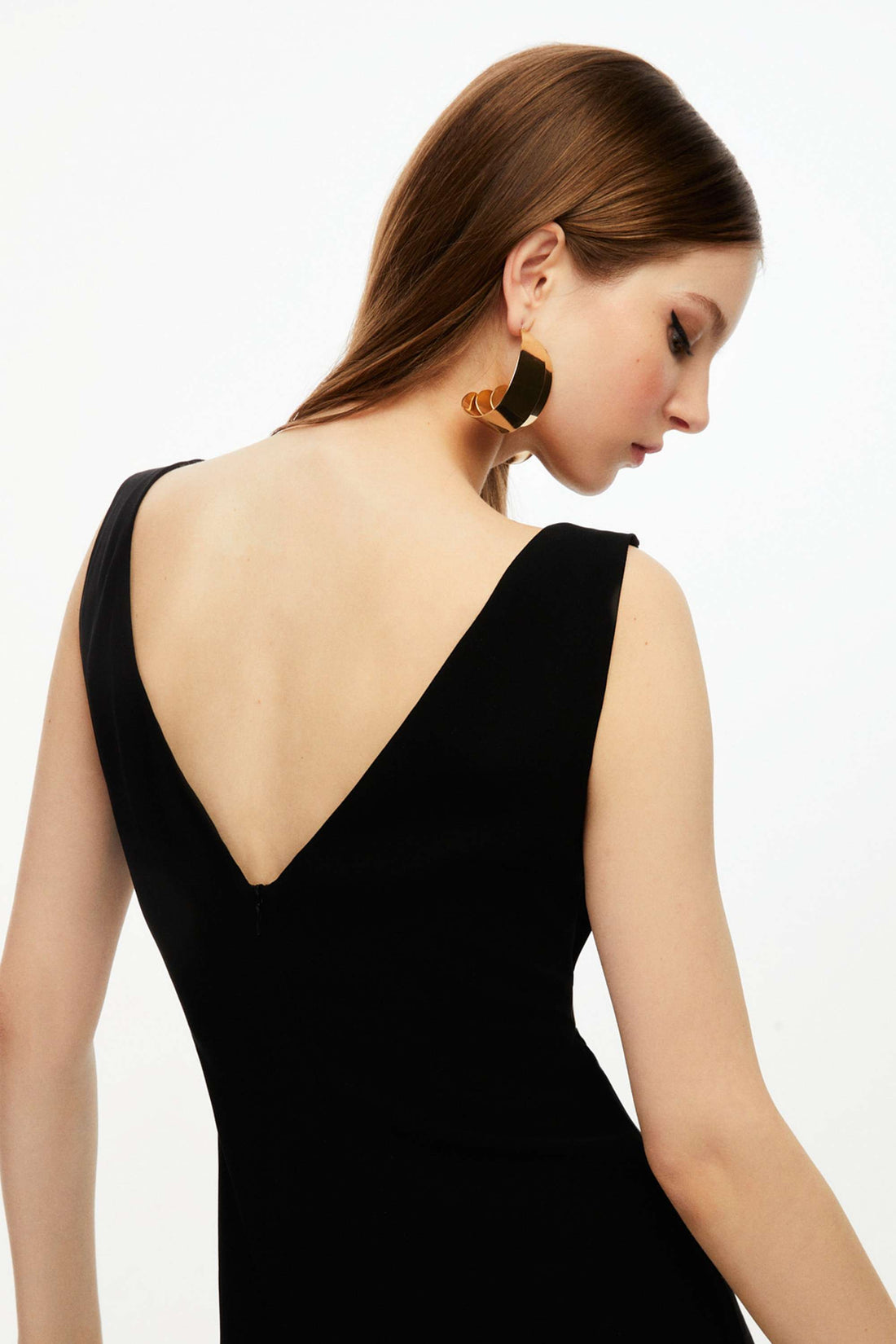 Window Detailed Long Dress