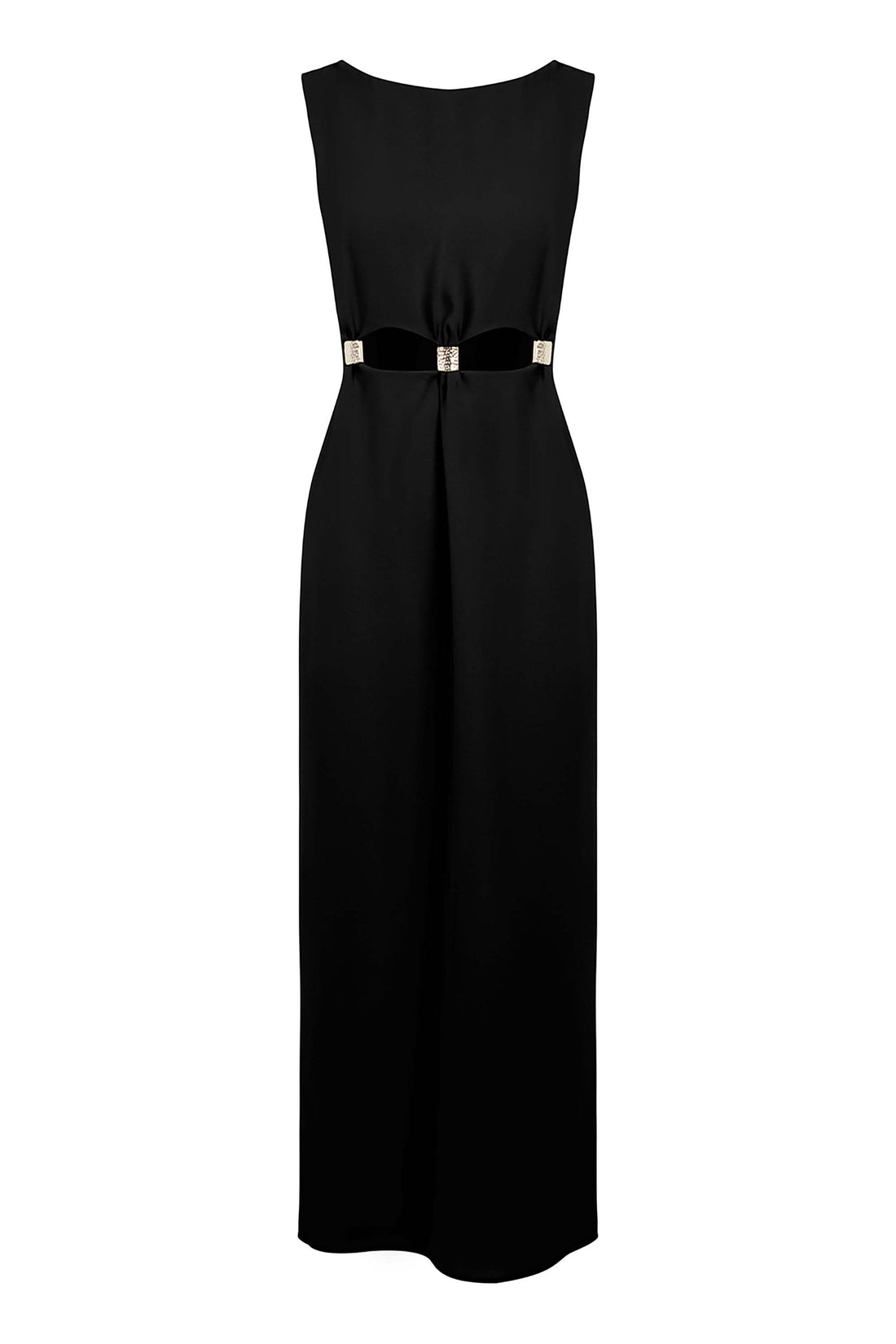 Window Detailed Long Dress