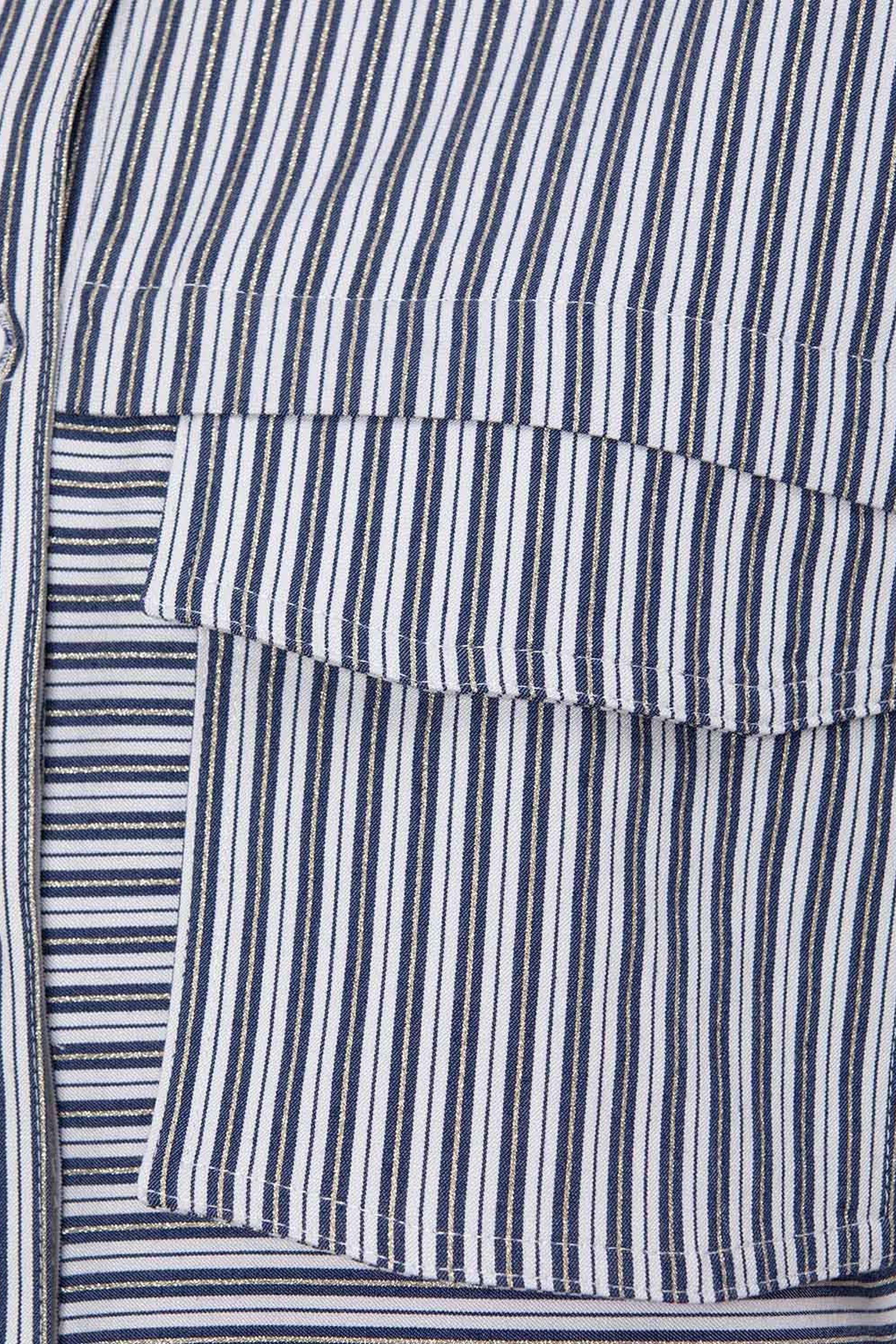Striped Crop Shirt
