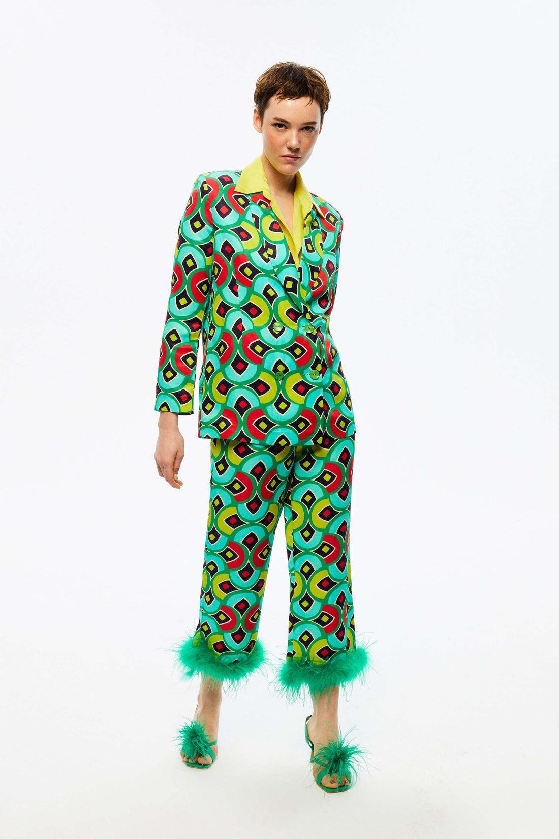 Feather Boa Pants (Final Sale)