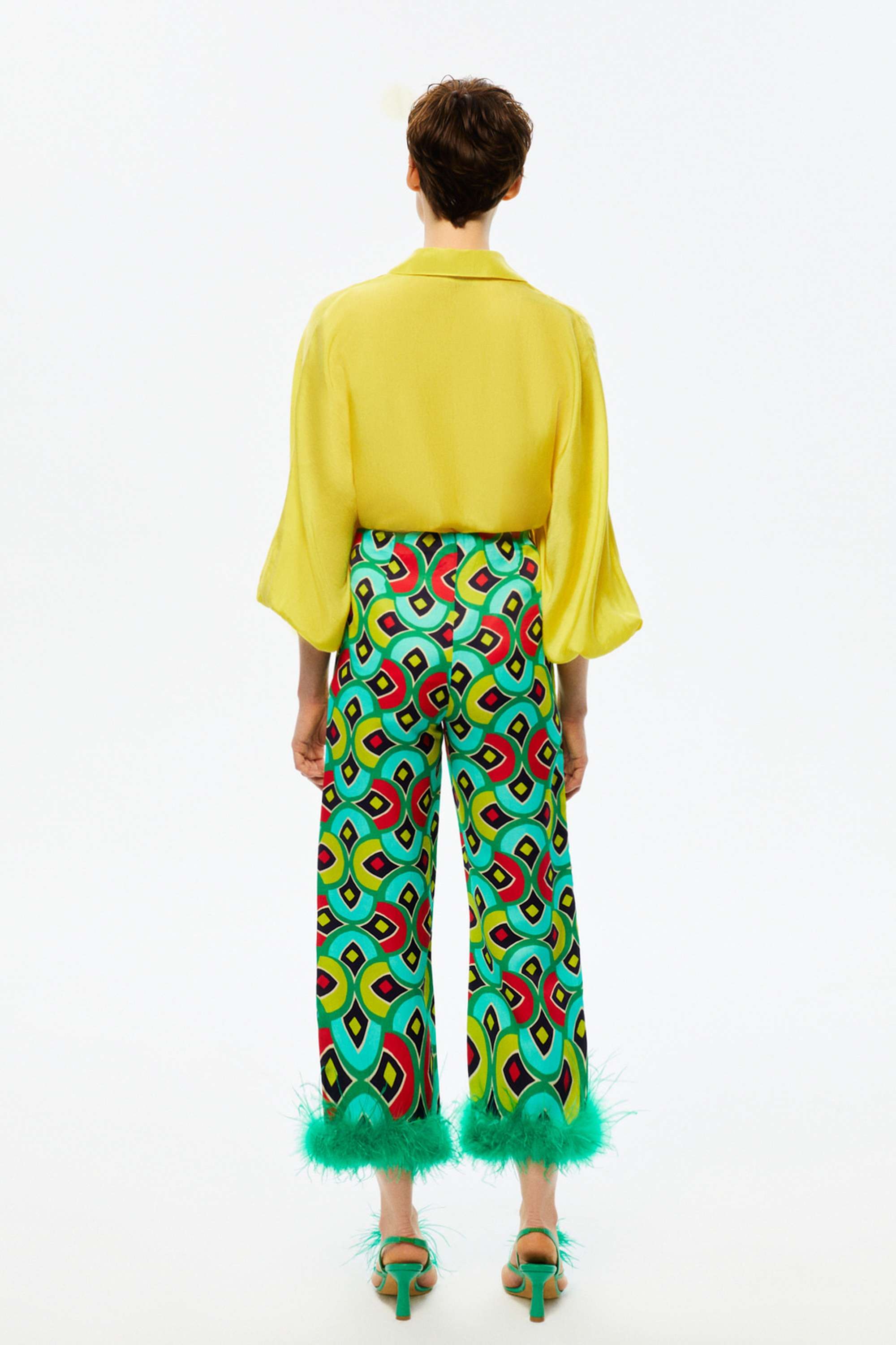 Feather Boa Pants (Final Sale)