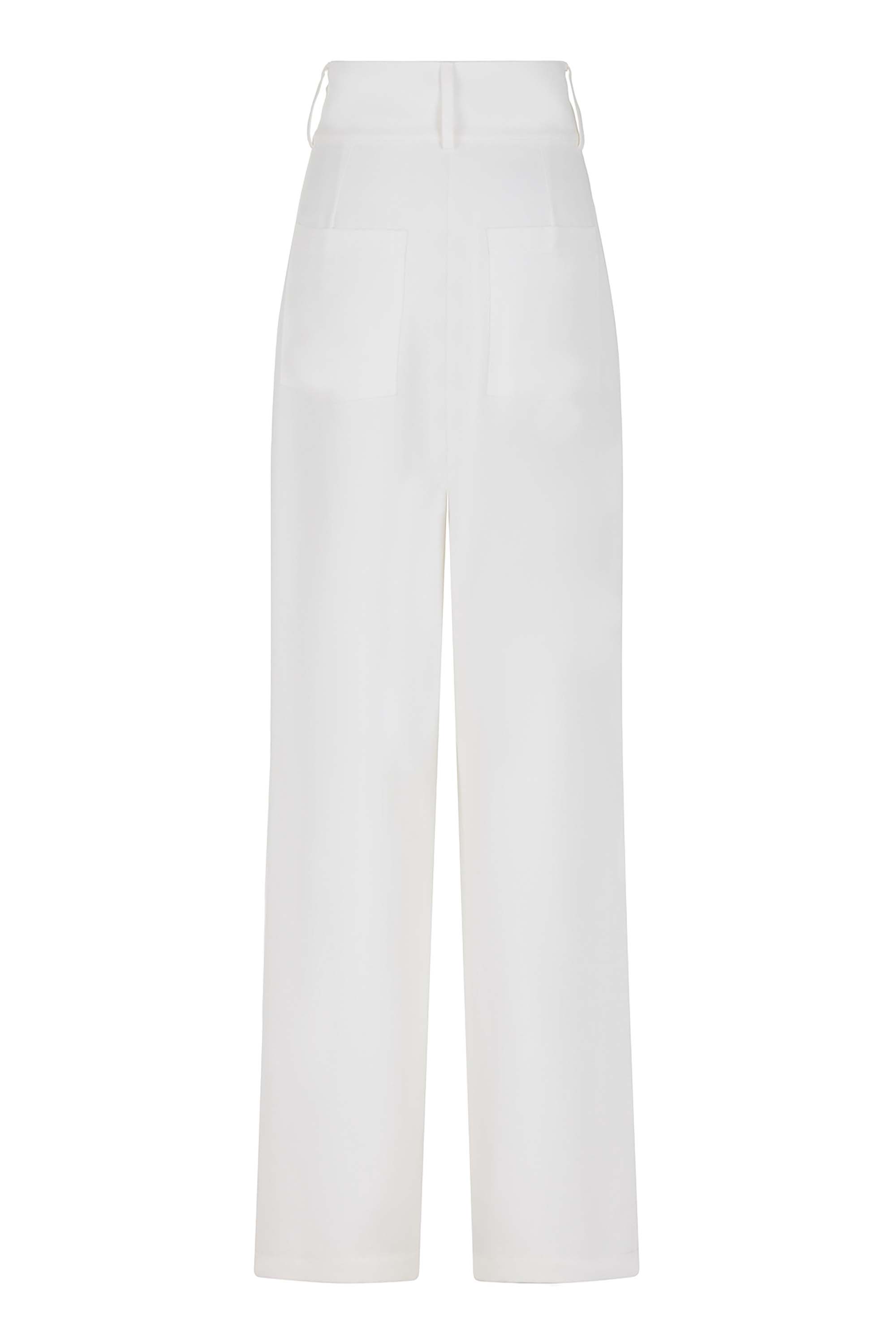 Stone Embroidered Wide Leg Trousers