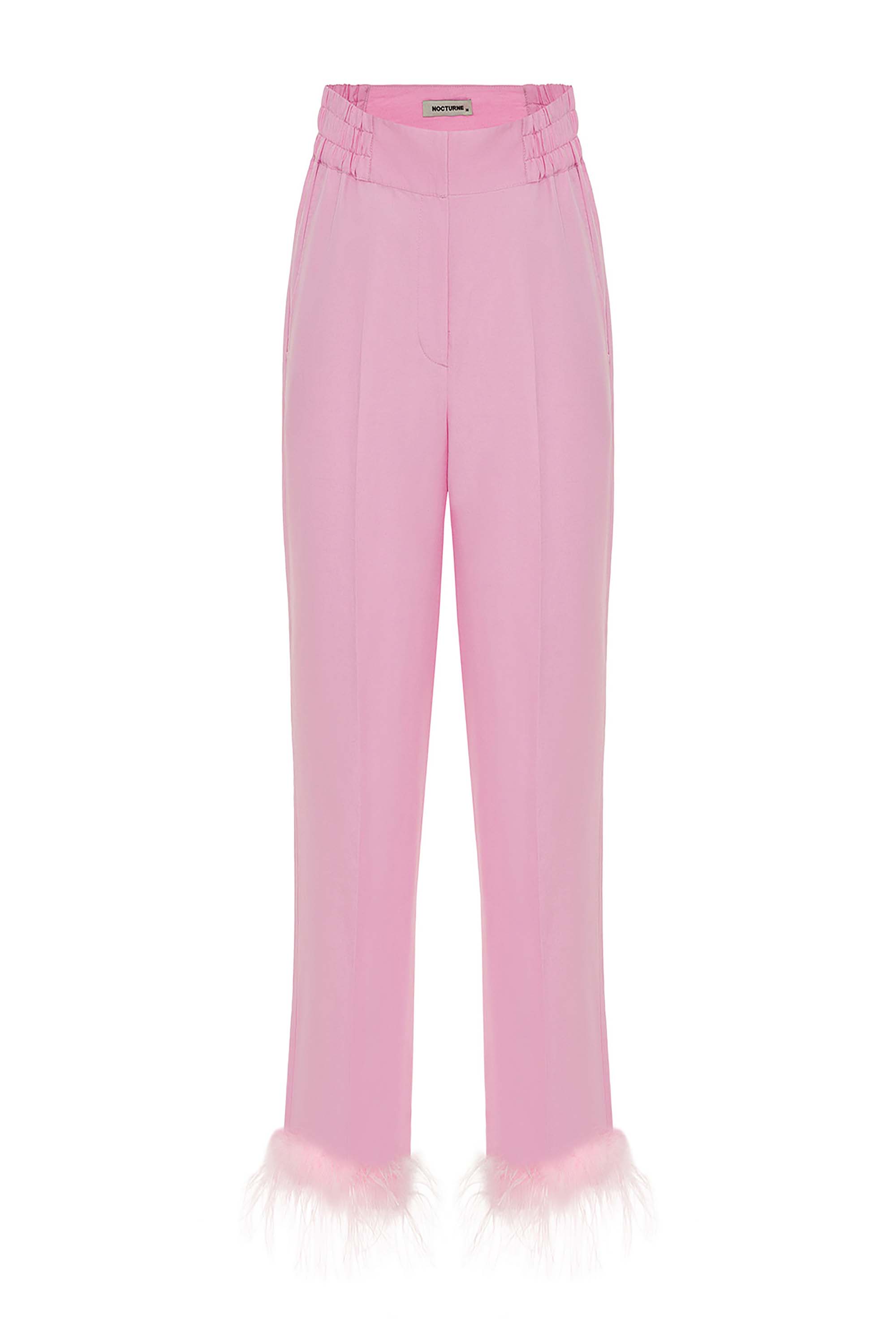Feather Detailed Trousers (Final Sale)