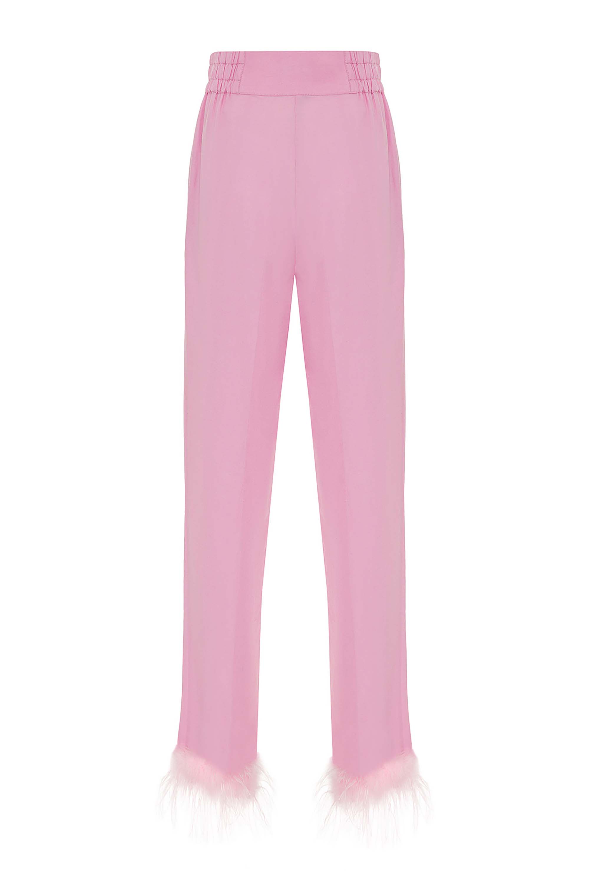 Feather Detailed Trousers (Final Sale)