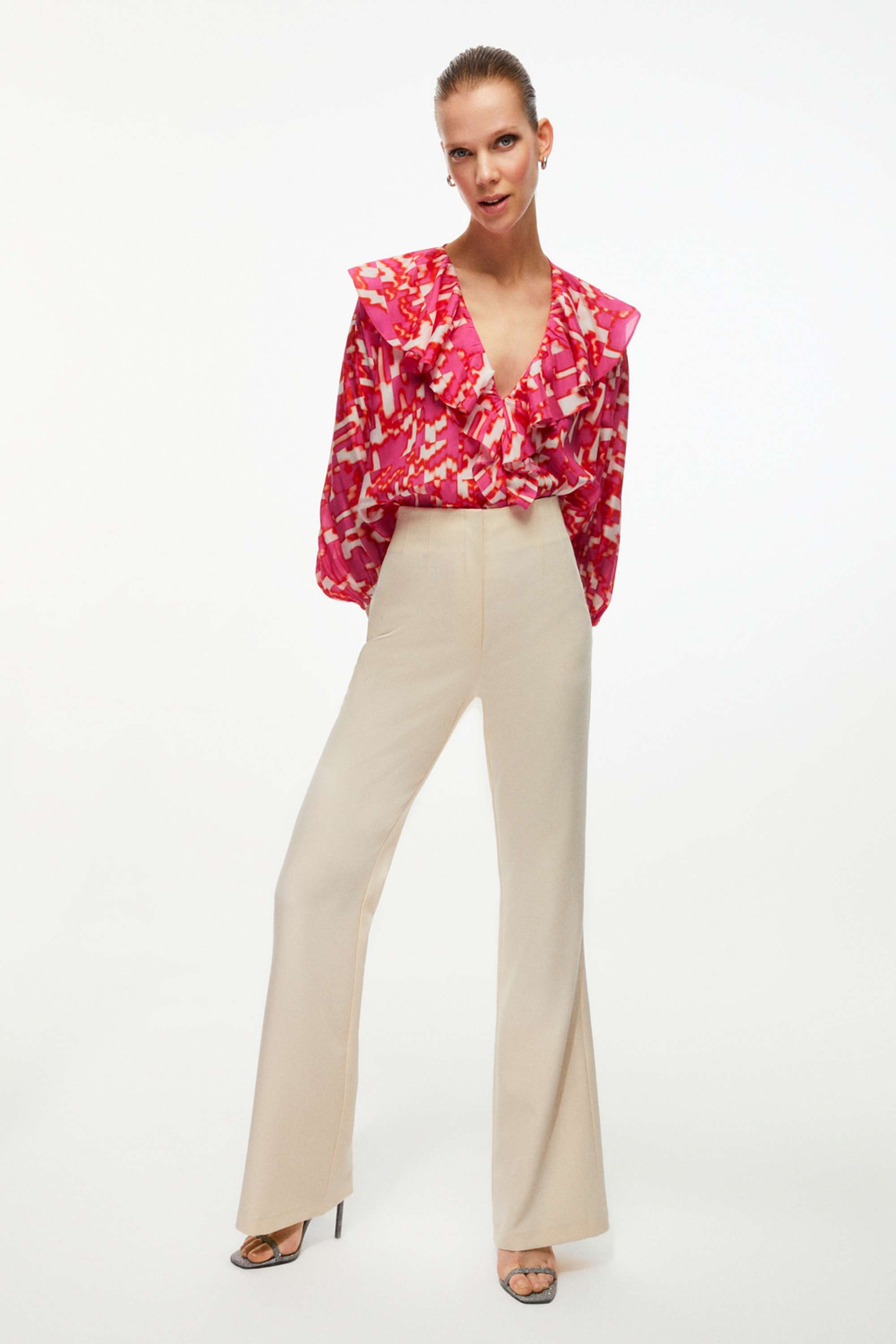 Ruffle Detailed Blouse