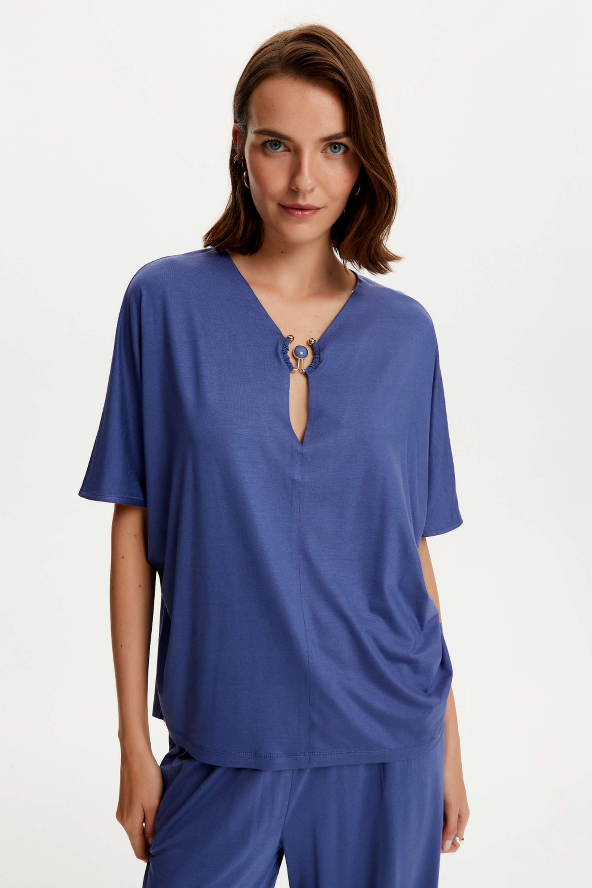 Accessory Detailed Blouse (Final Sale)