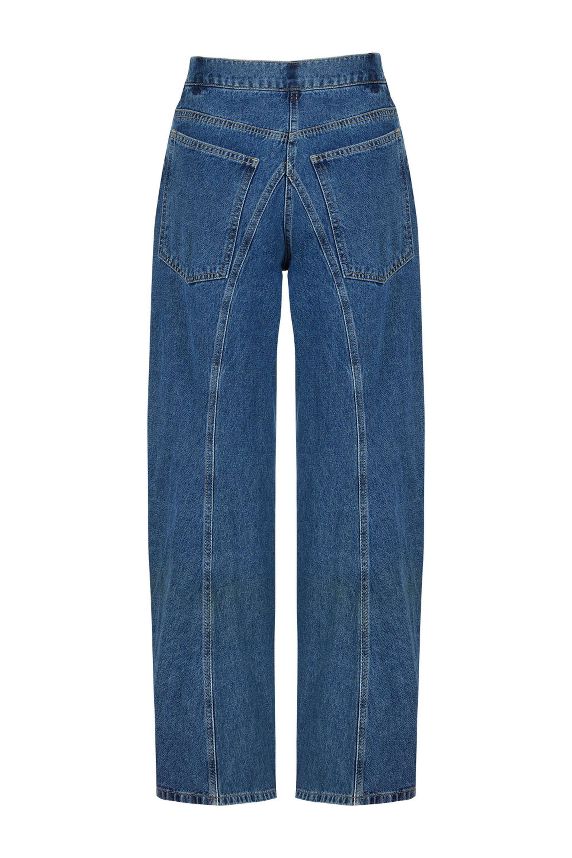 High-Waist Balloon Jeans
