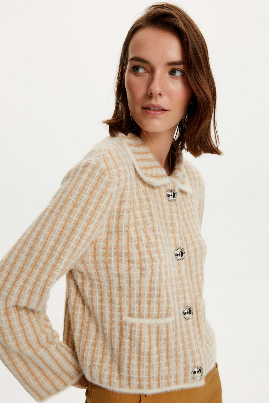 Snap Closure Box Jacket (Final Sale)