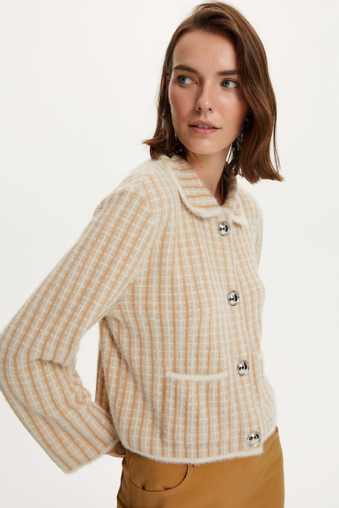 Snap Closure Box Jacket