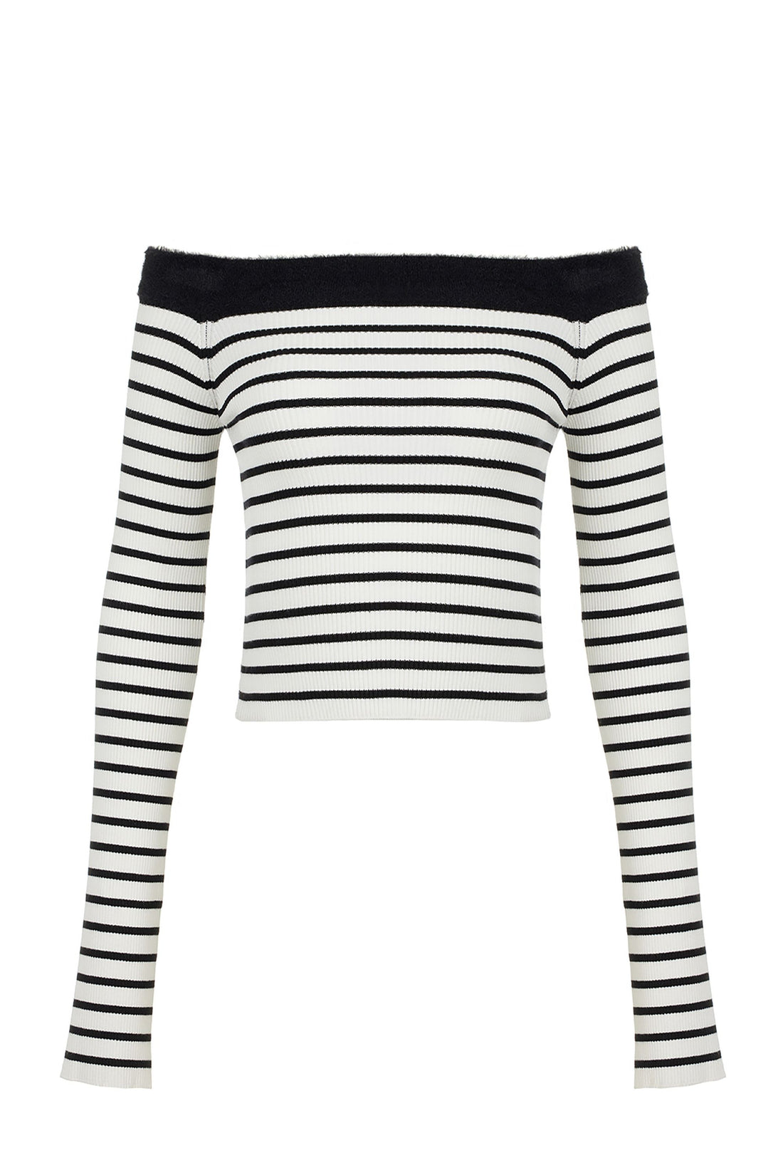 Boat Neck Knit Sweater (Final Sale)