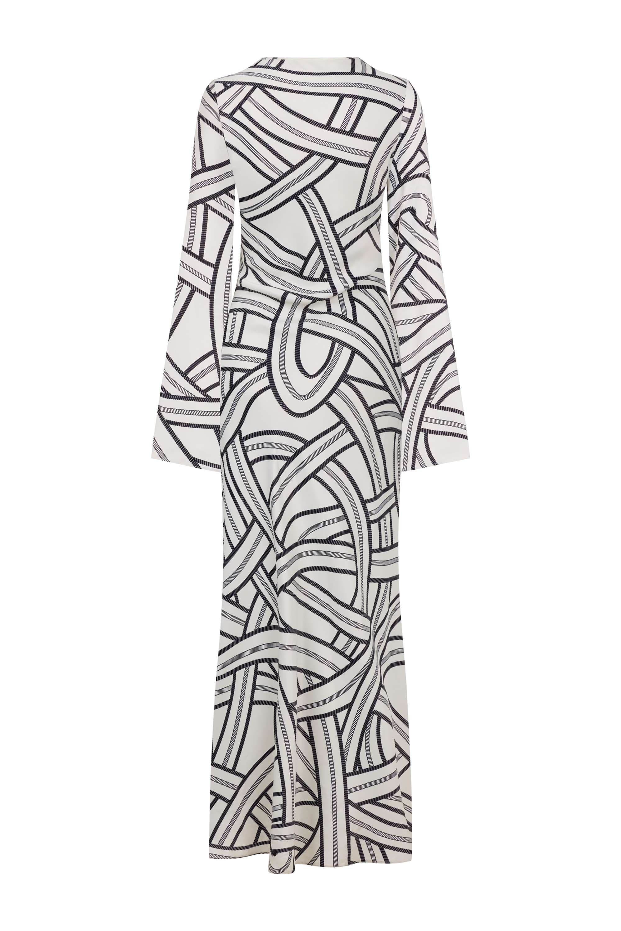 Monochrome Patterned Dress