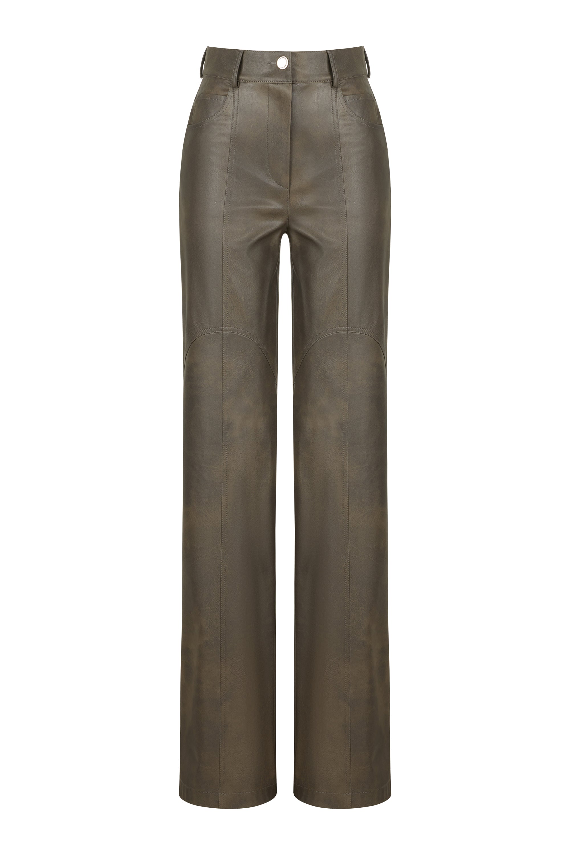 Leather Trim Pants (Final Sale)