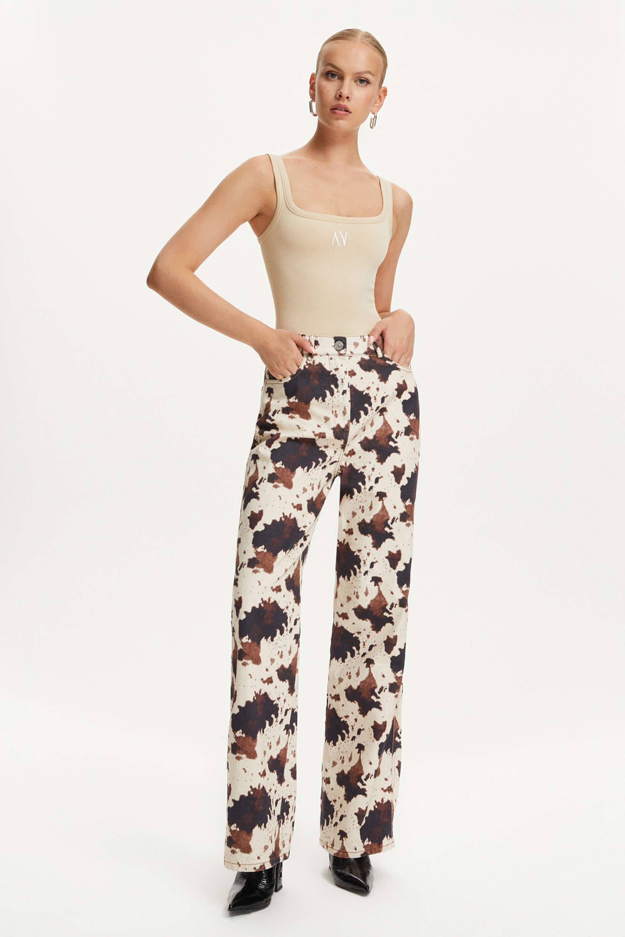 Animal Patterned Trousers
