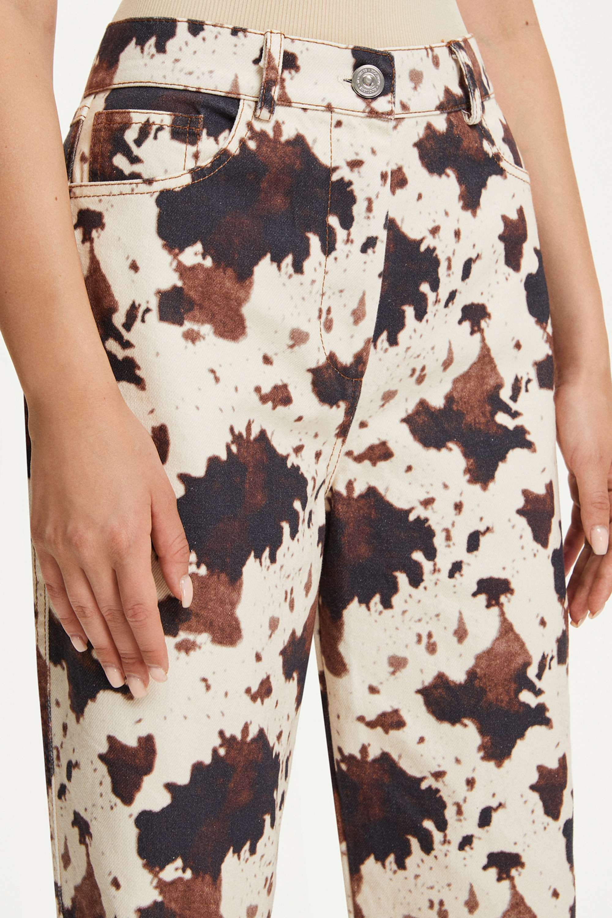 Animal Patterned Trousers