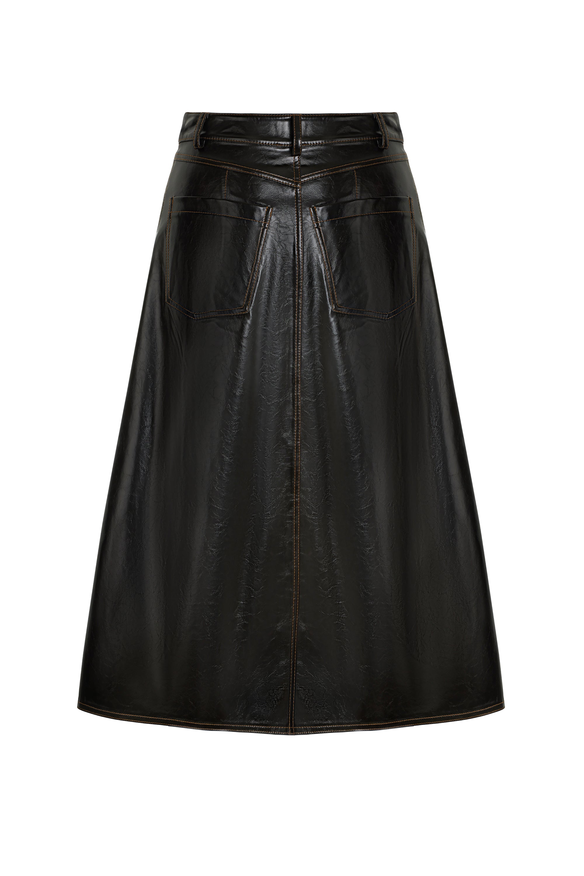 Tumbled Leather Skirt (Final Sale)