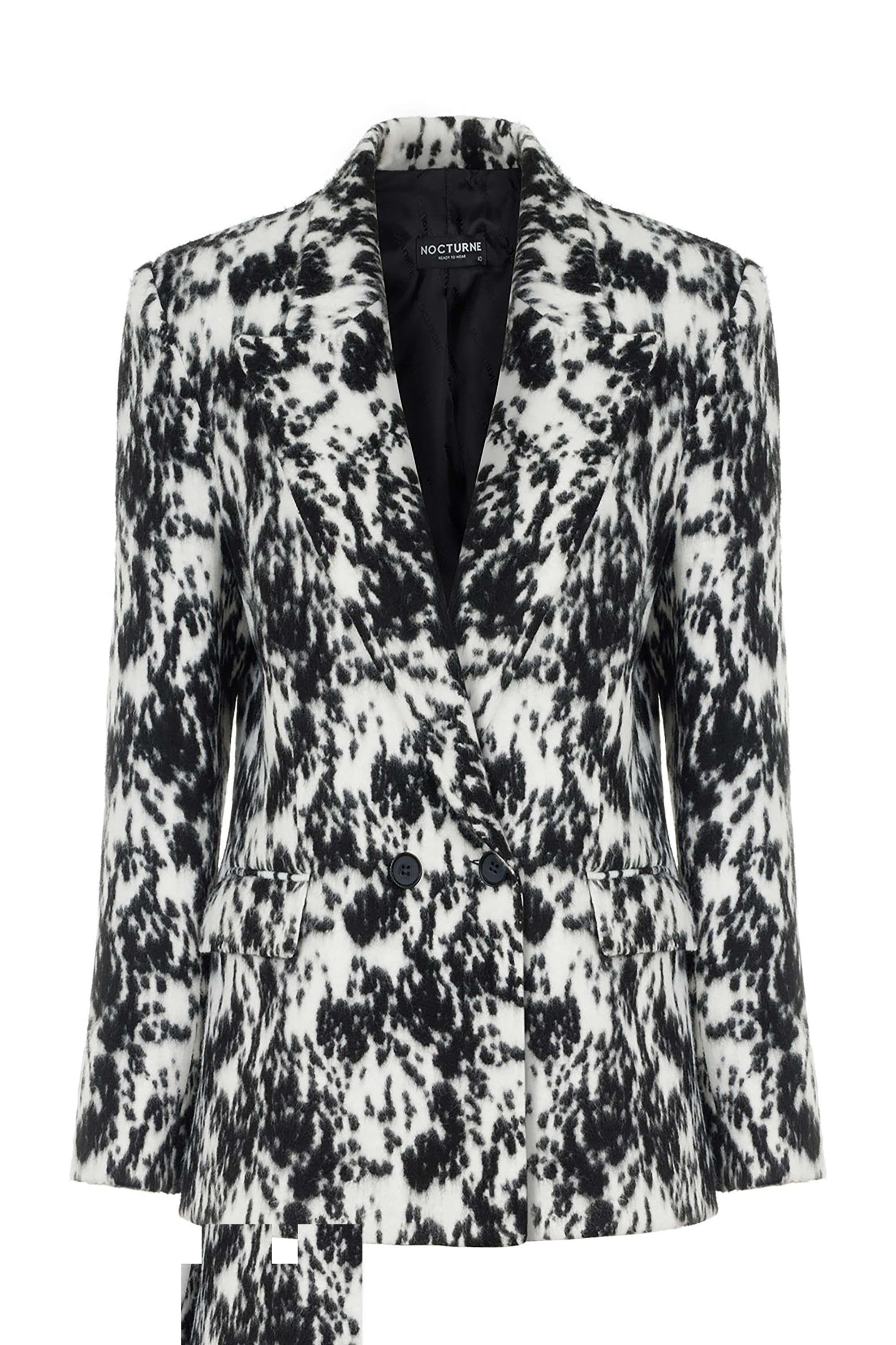 Printed Double Breasted Jacket