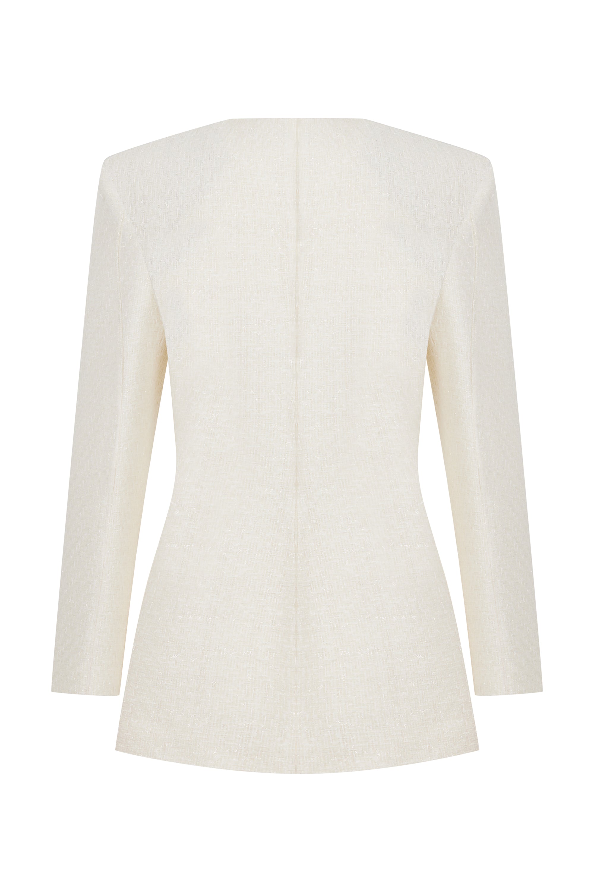 Tweed Jacket with Button Detail (Final Sale)