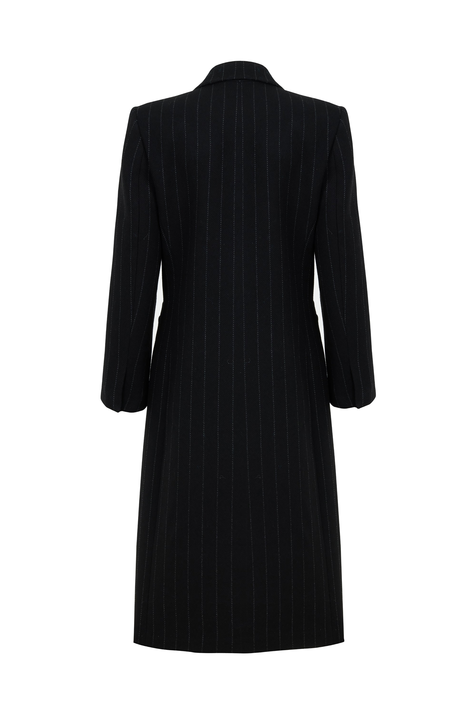 Shoulder Pad Wool Blend Coat (Final Sale)