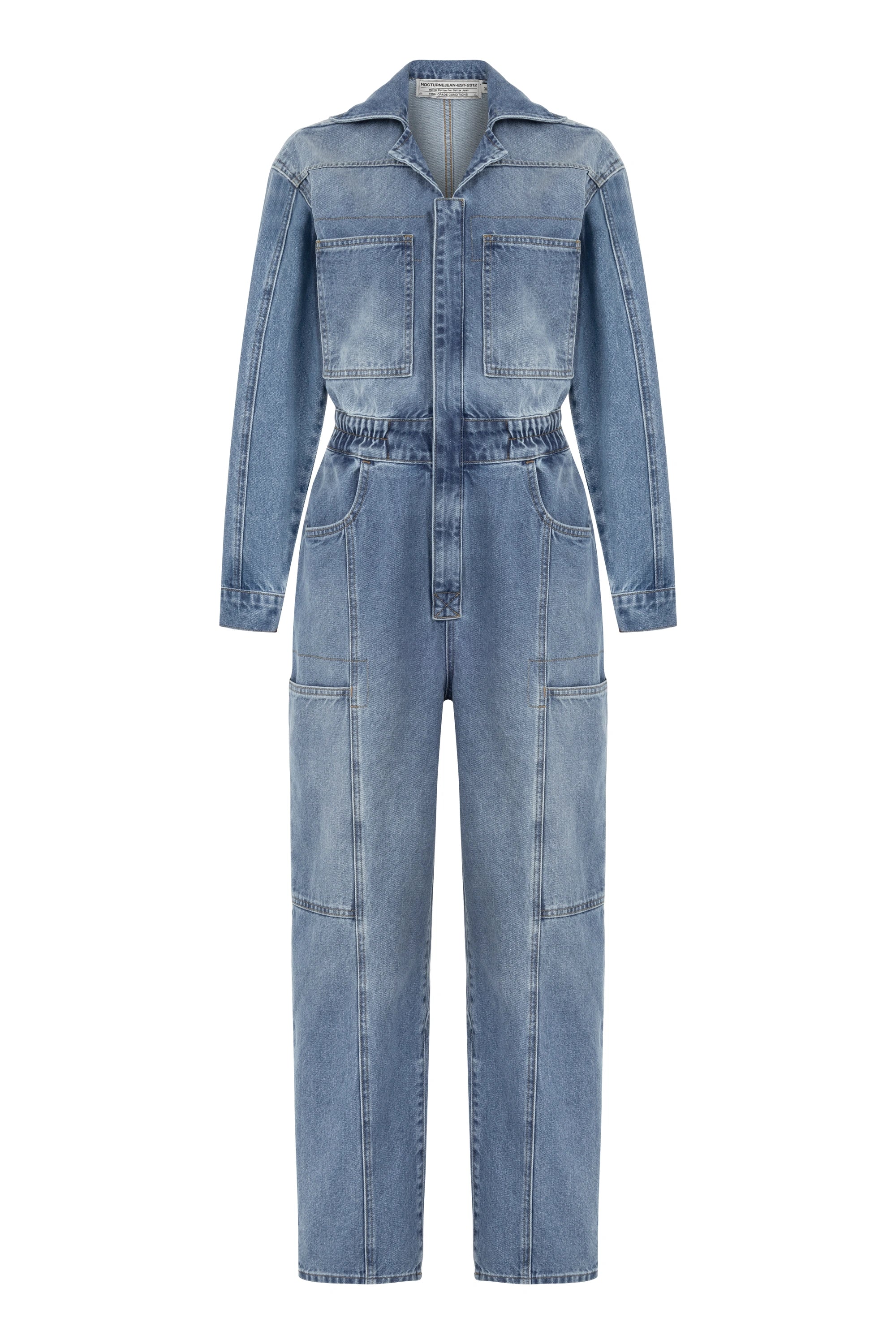 Jean Cargo Jumpsuit (Final Sale)